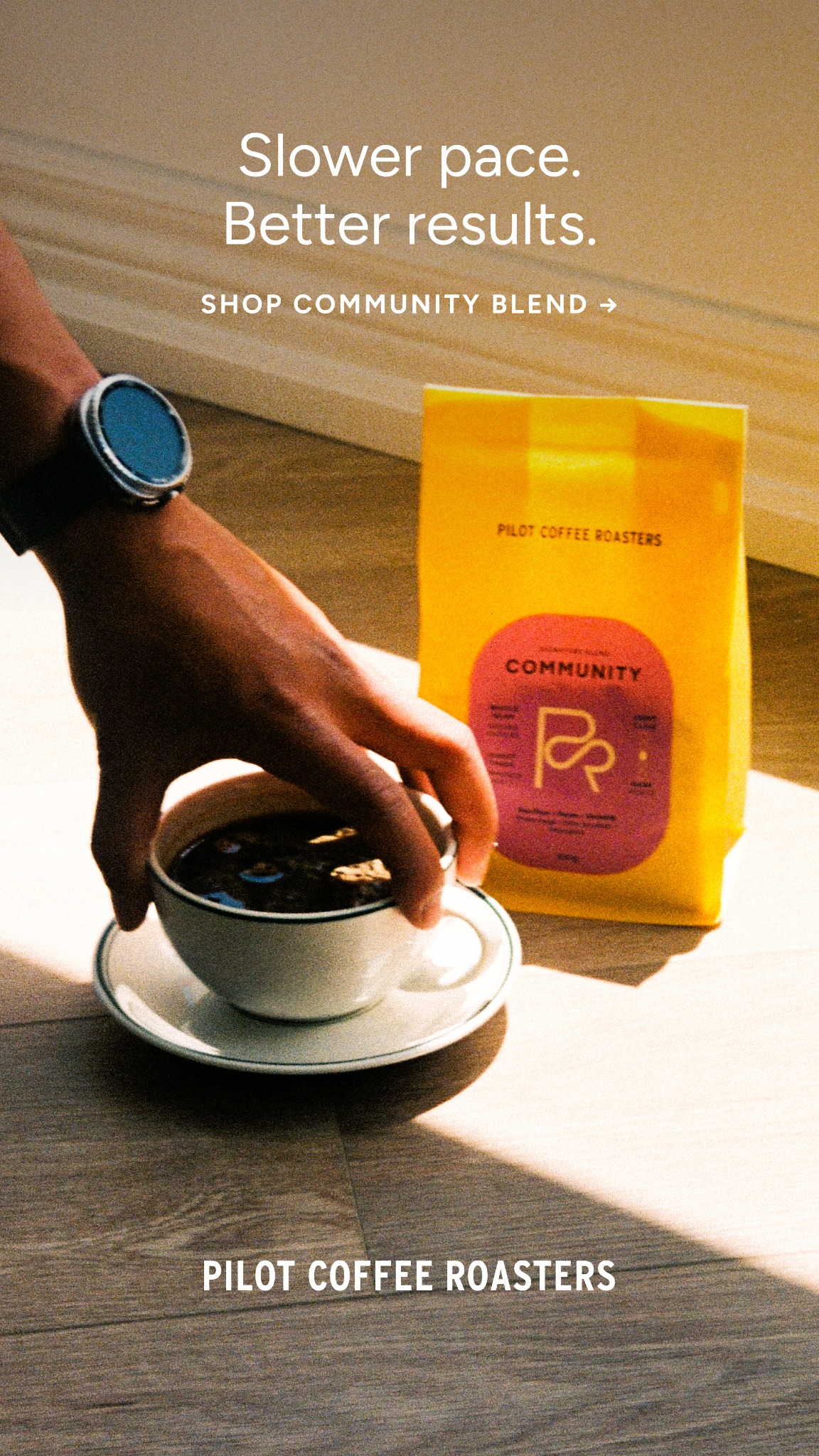Pilot Coffee Roasters Facebook ad from Jun 16, 2026