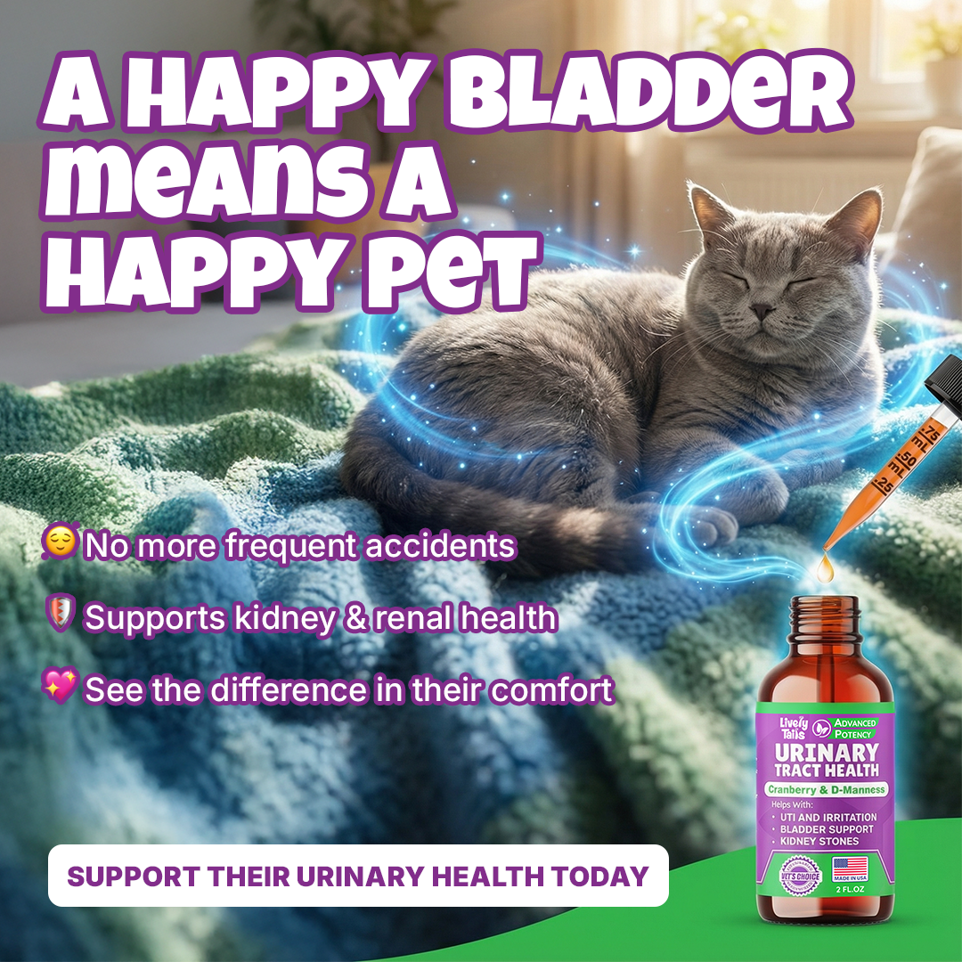 Lively Tails Facebook ad: Gentle Support for Your Dog’s Urinary & Kidney Health