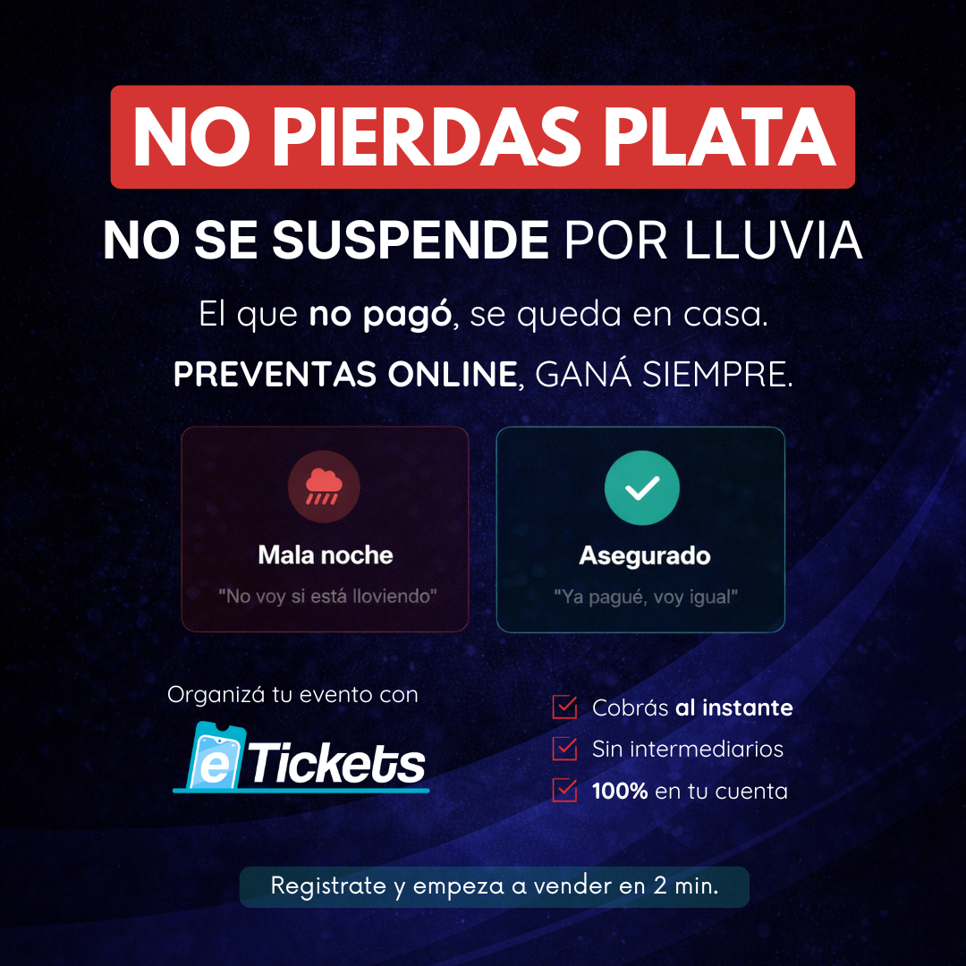 eTickets Facebook ad from Mar 7, 2026