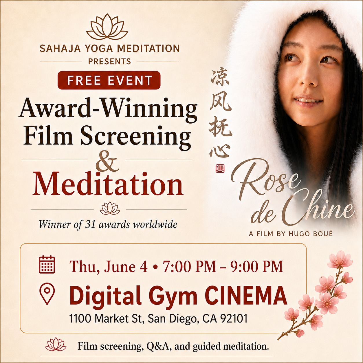 Sahaja Yoga Meditation Facebook ad