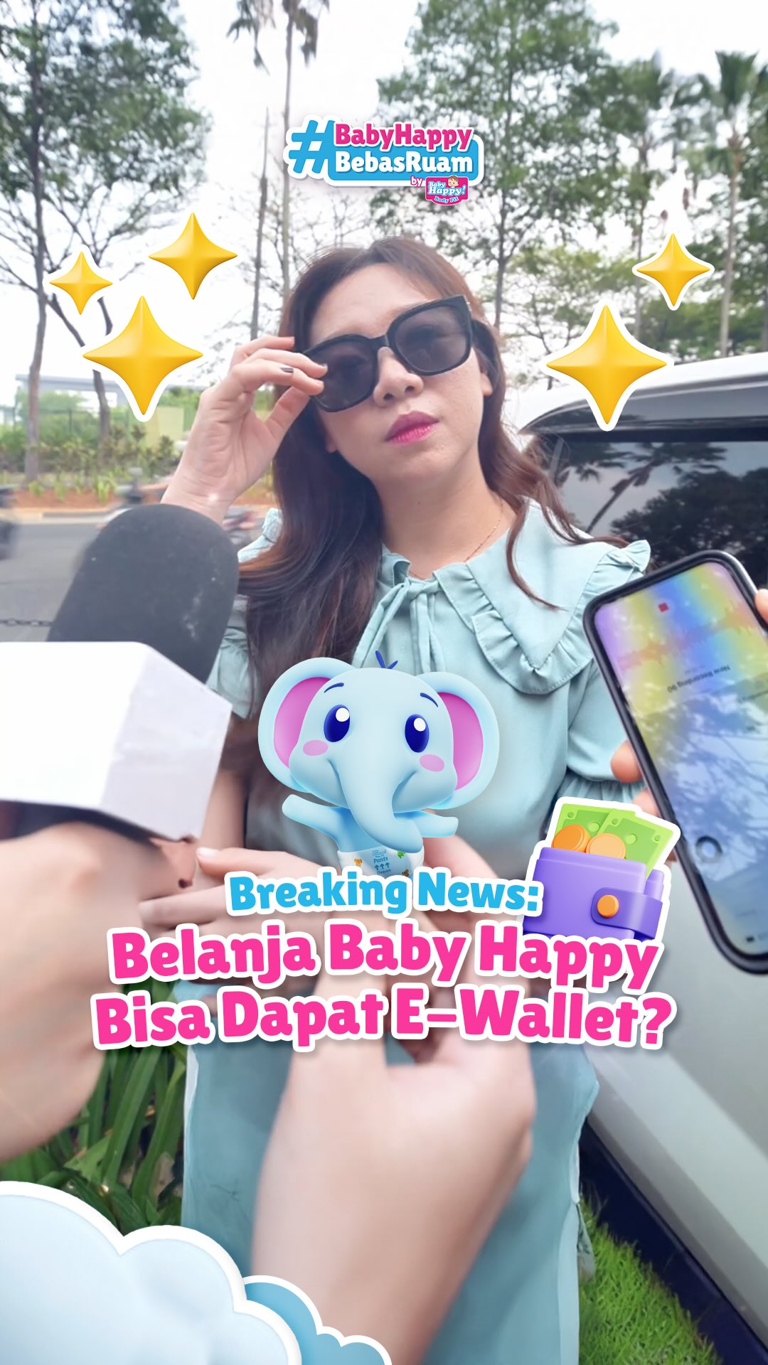 Baby Happy Diapers Facebook ad: Caranya gampang kan Moms?