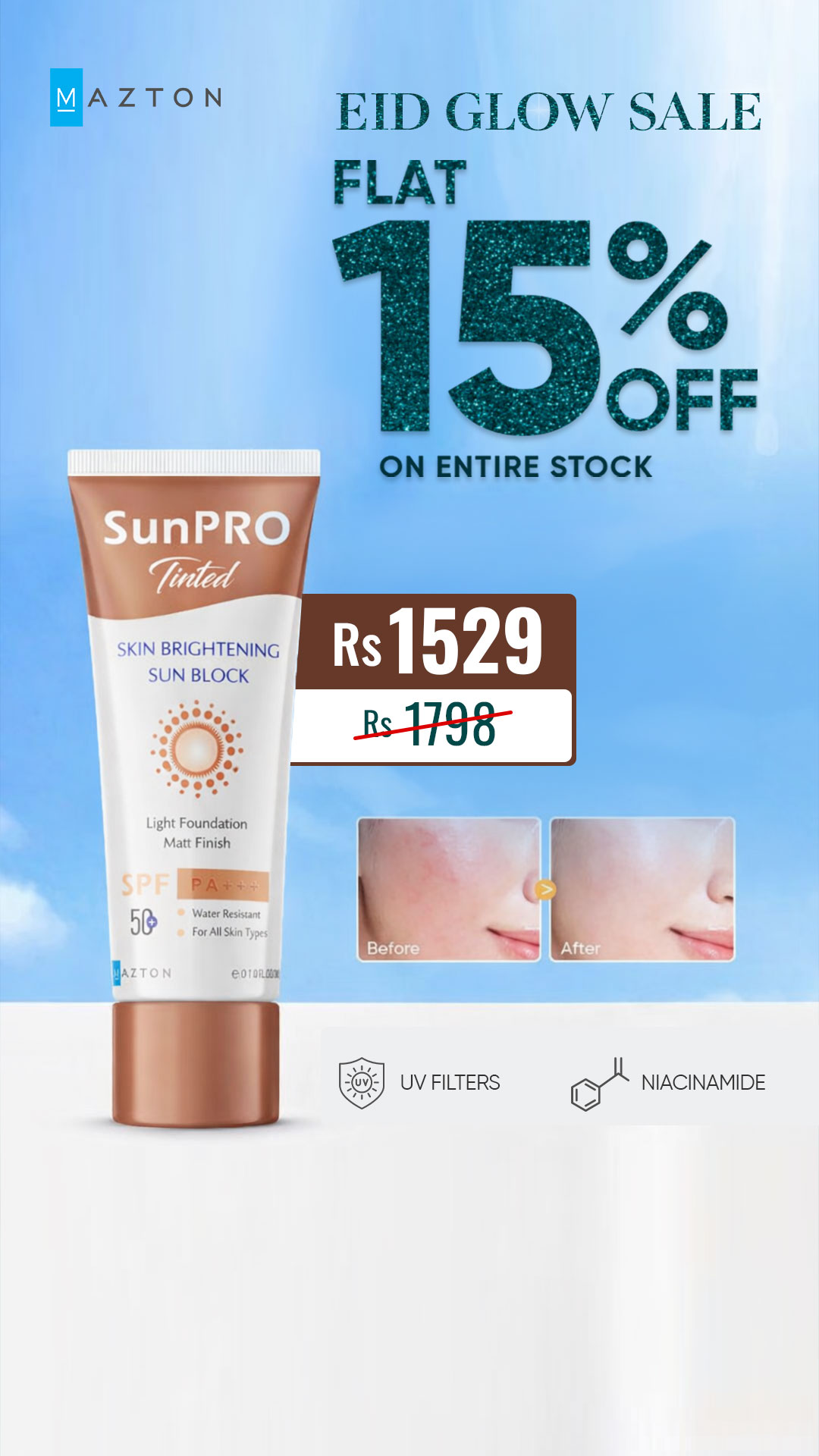 Mazton Skin Solutions Facebook ad