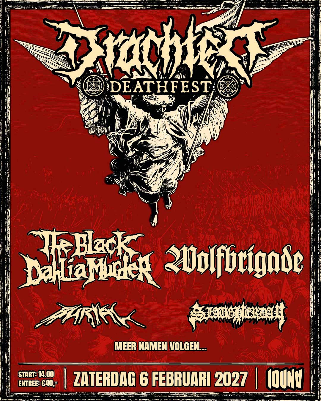 Poppoadium Iduna Facebook ad: Drachten Deathfest - Iduna Poppodium