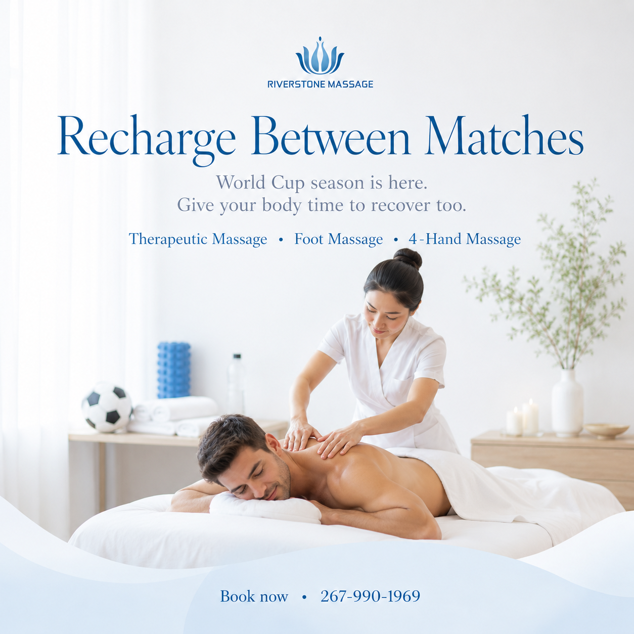 Riverstone Massage Facebook ad: Father’s Day Reset