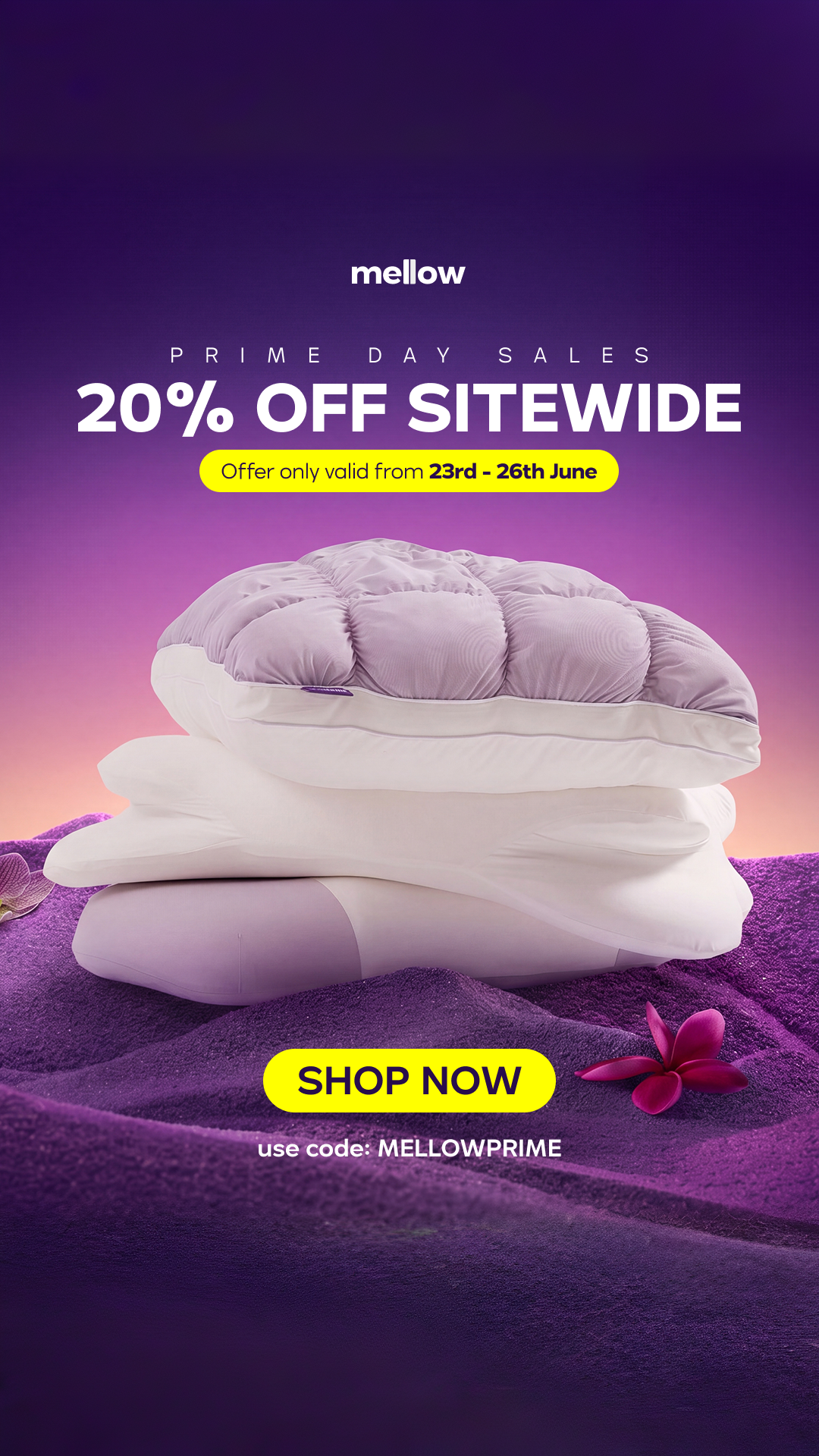 Mellow Sleep Facebook ad