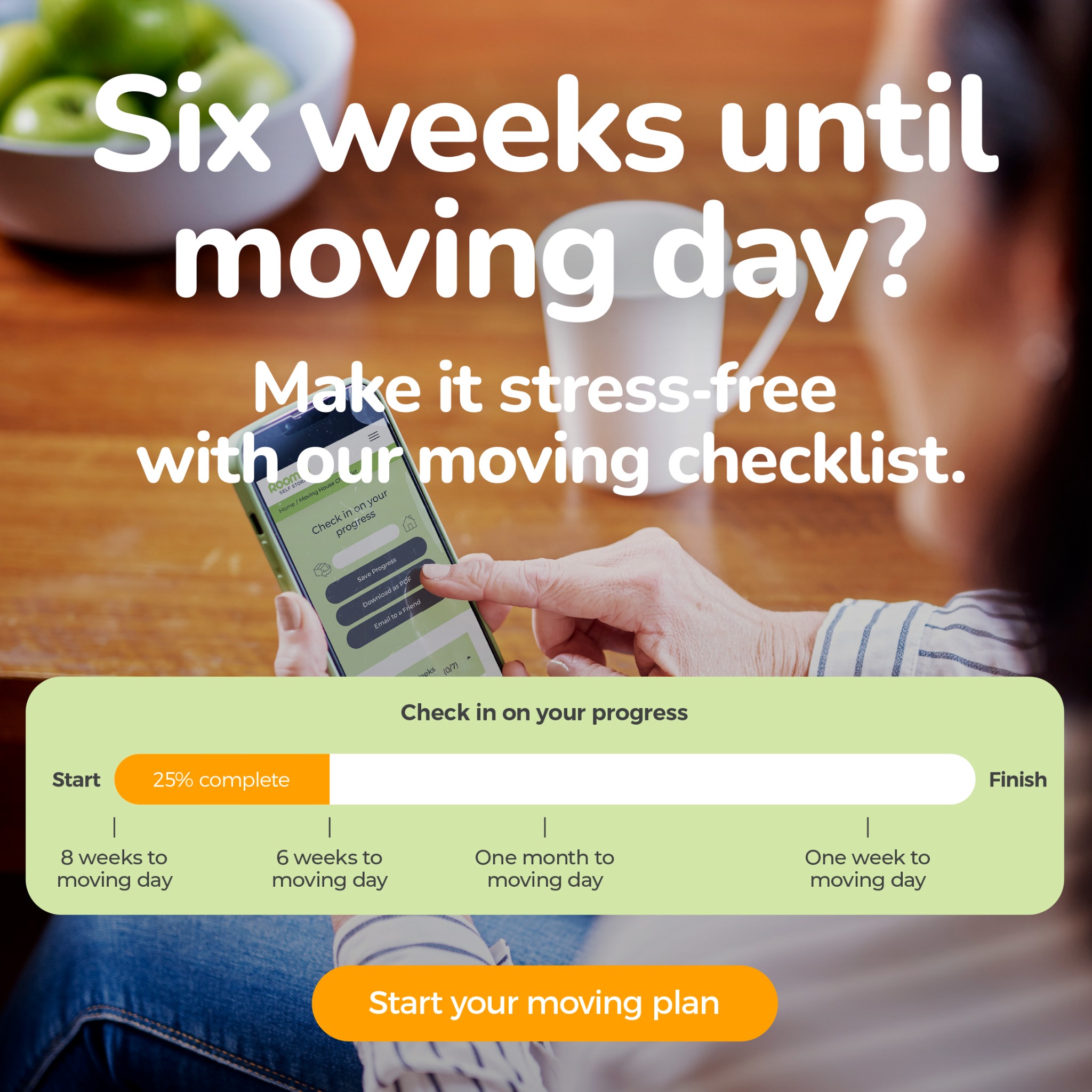 Roomia Self Storage Facebook ad