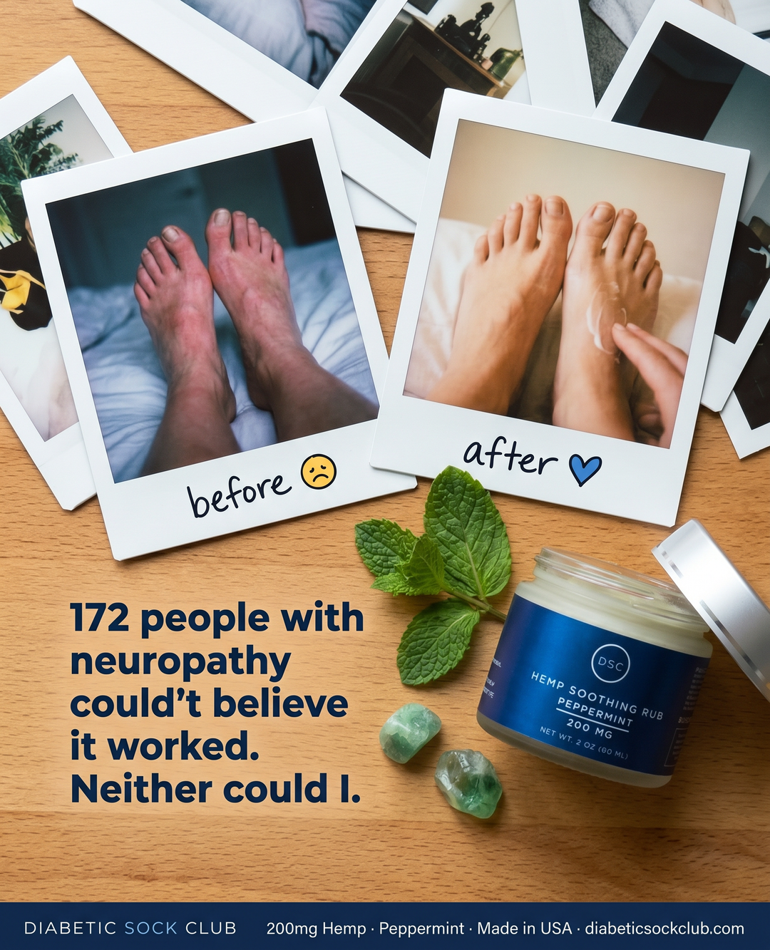 Diabetic Sock Club Facebook ad