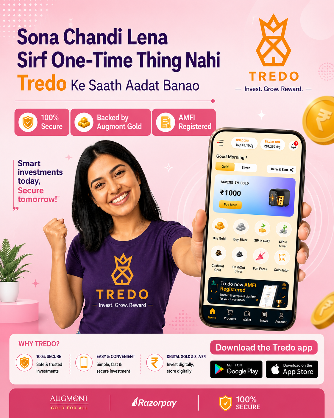 Tredo Digital Gold & Silver Facebook ad