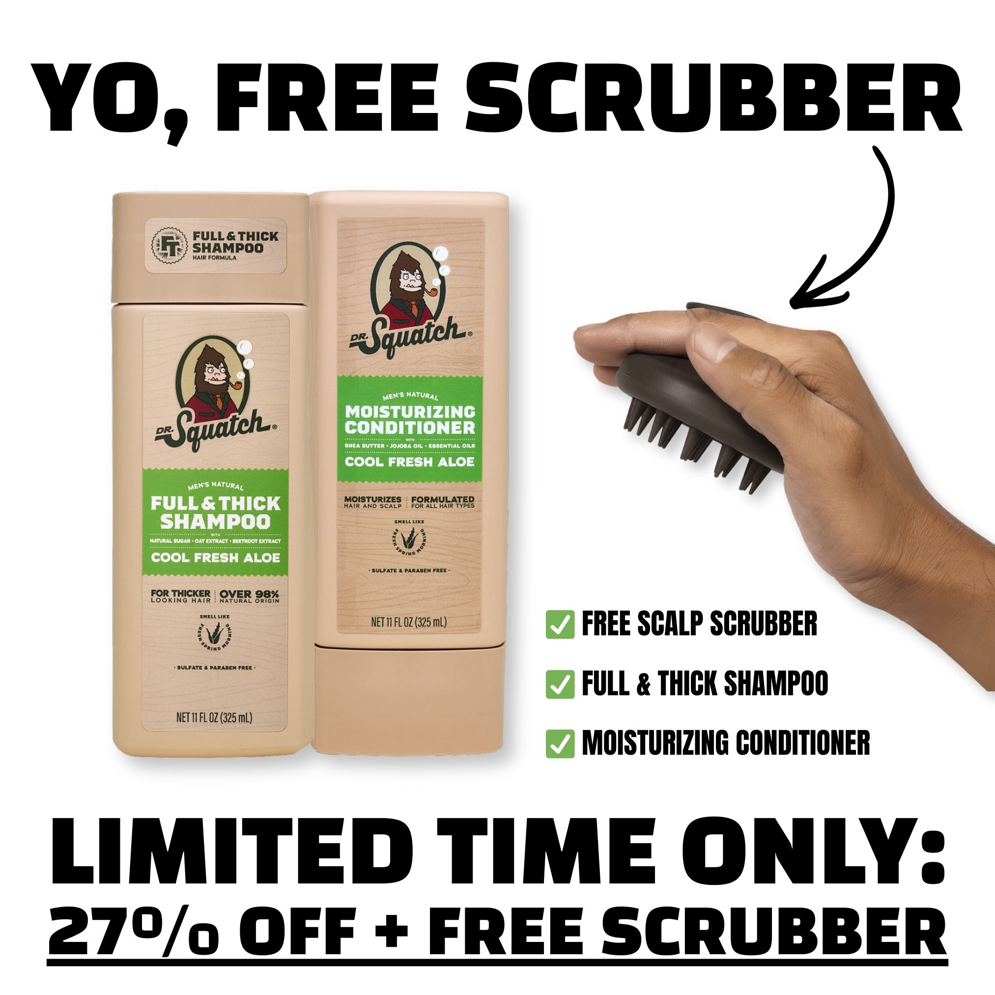 Dr. Squatch Facebook ad