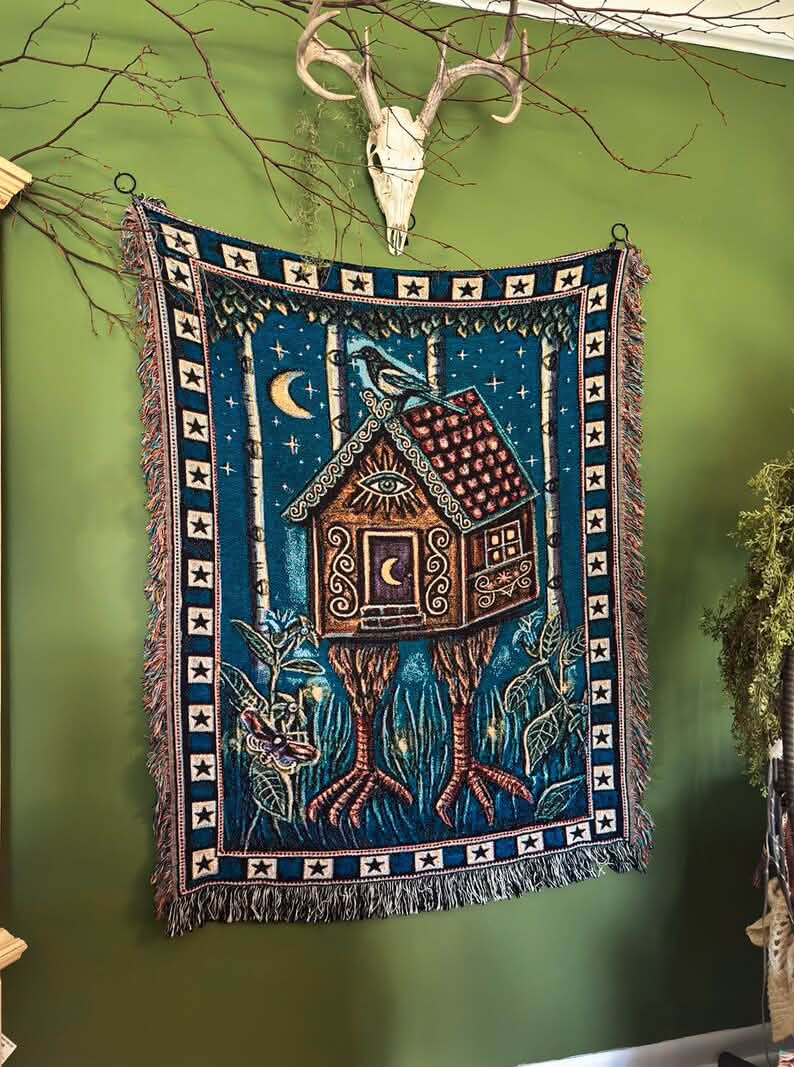 The Macabre Magpie Facebook ad: I was excited to share my newest woven…