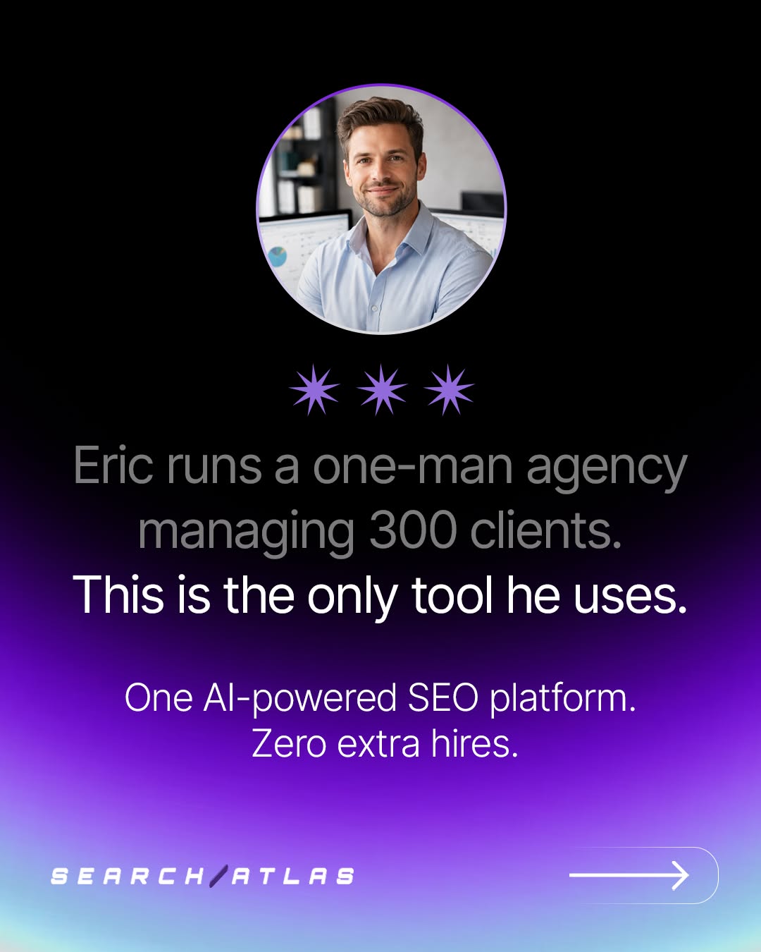 Search Atlas Facebook ad