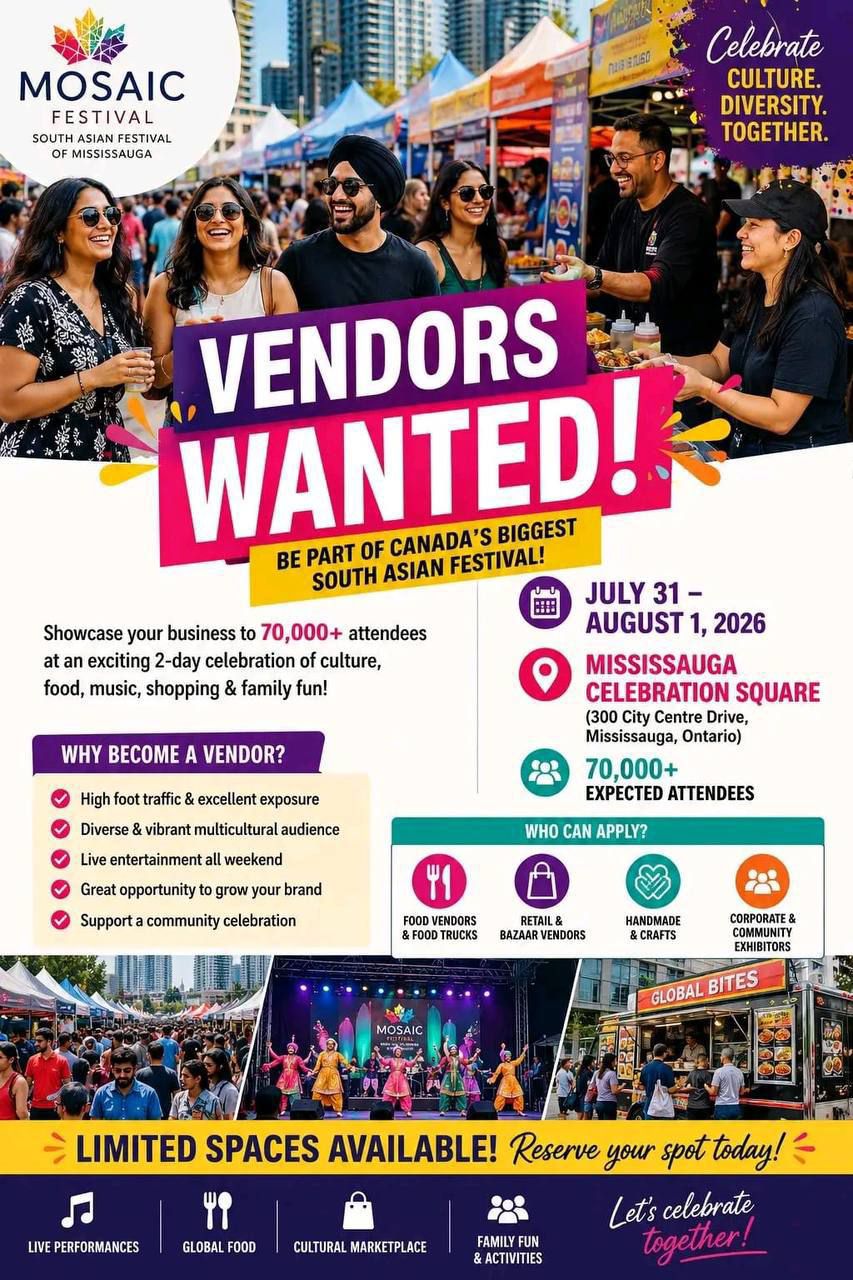 Mosaic Vendor Hub Canada Facebook ad