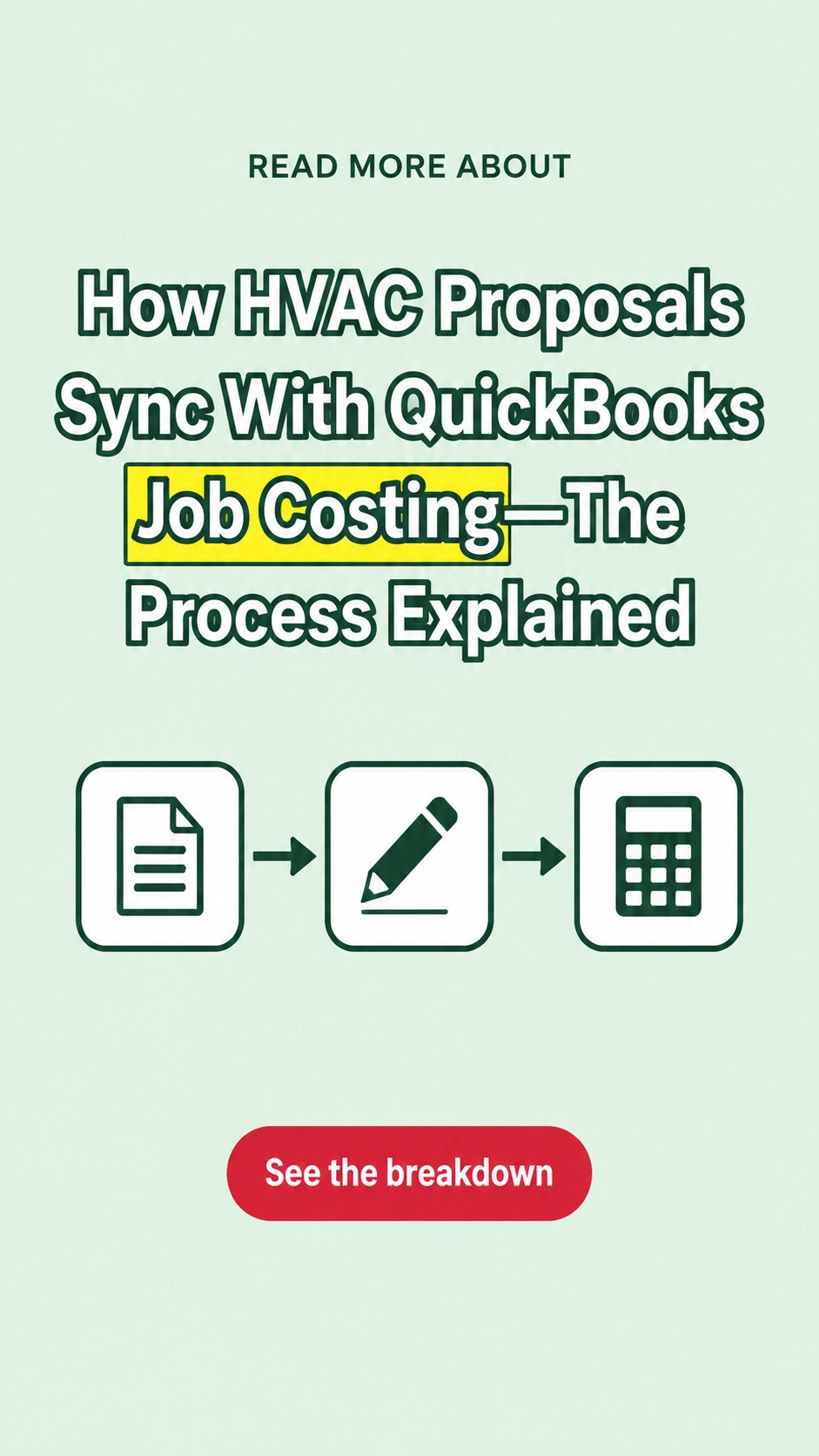 Her Global Footprints Facebook ad: How HVAC Proposals Sync With QuickBooks Job Costing-The…