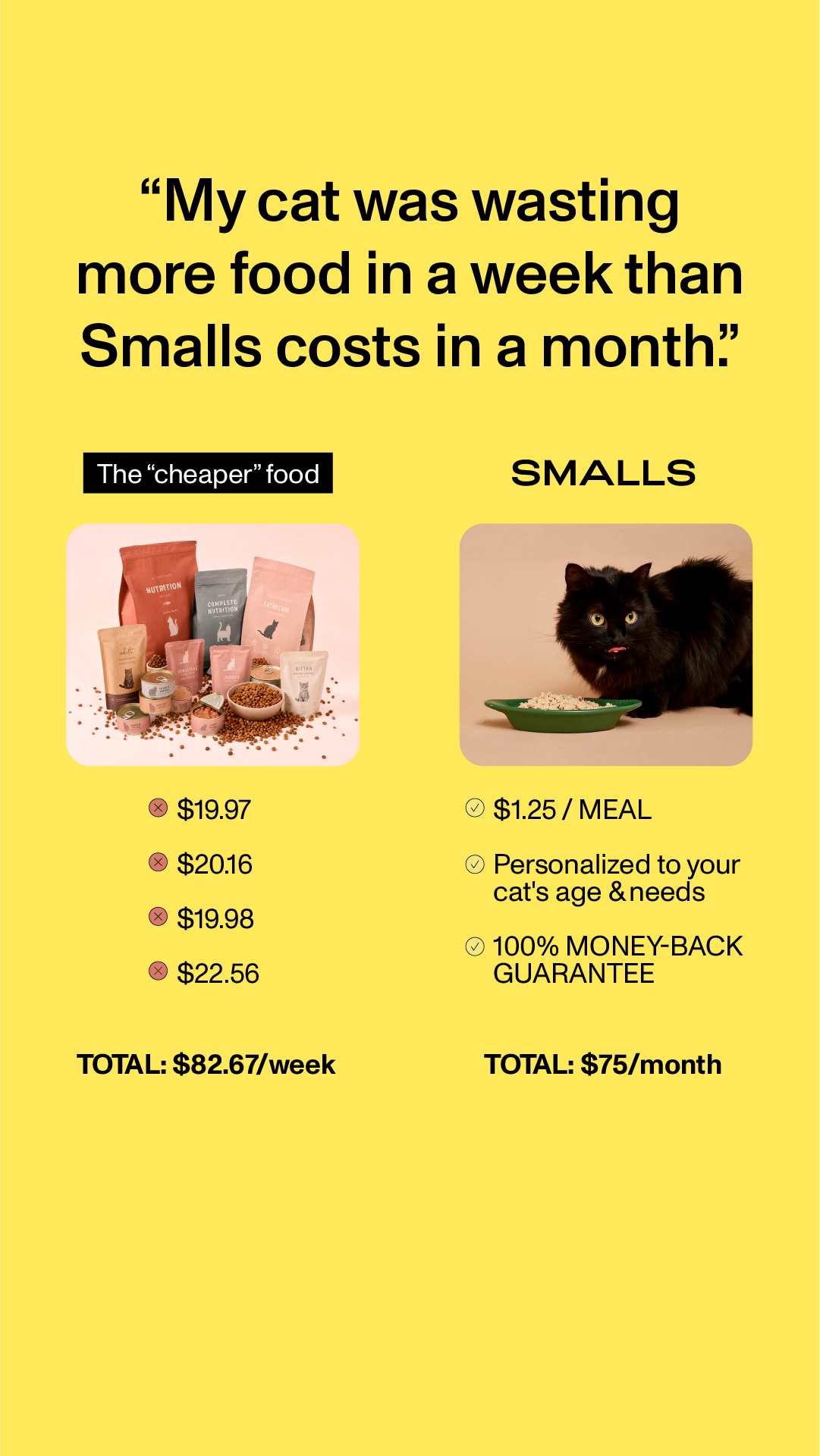 Smalls Facebook ad