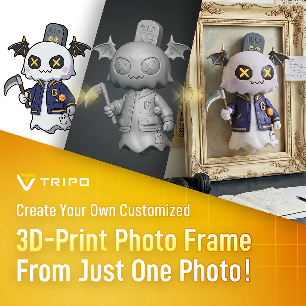 Tripo 3D Facebook ad