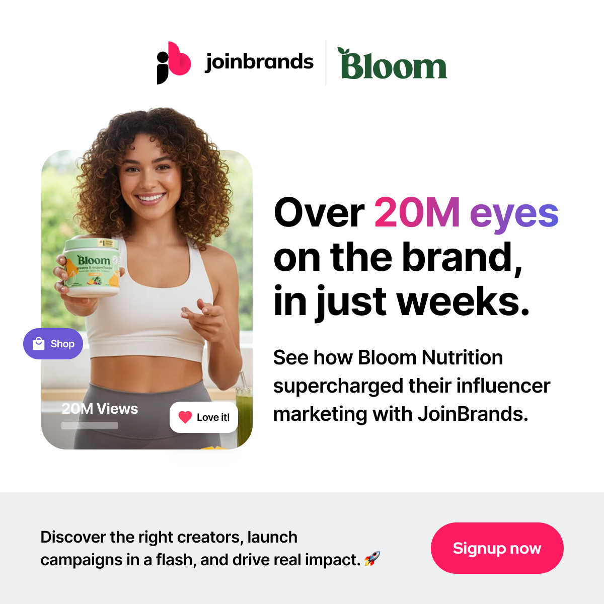 JoinBrands Facebook ad