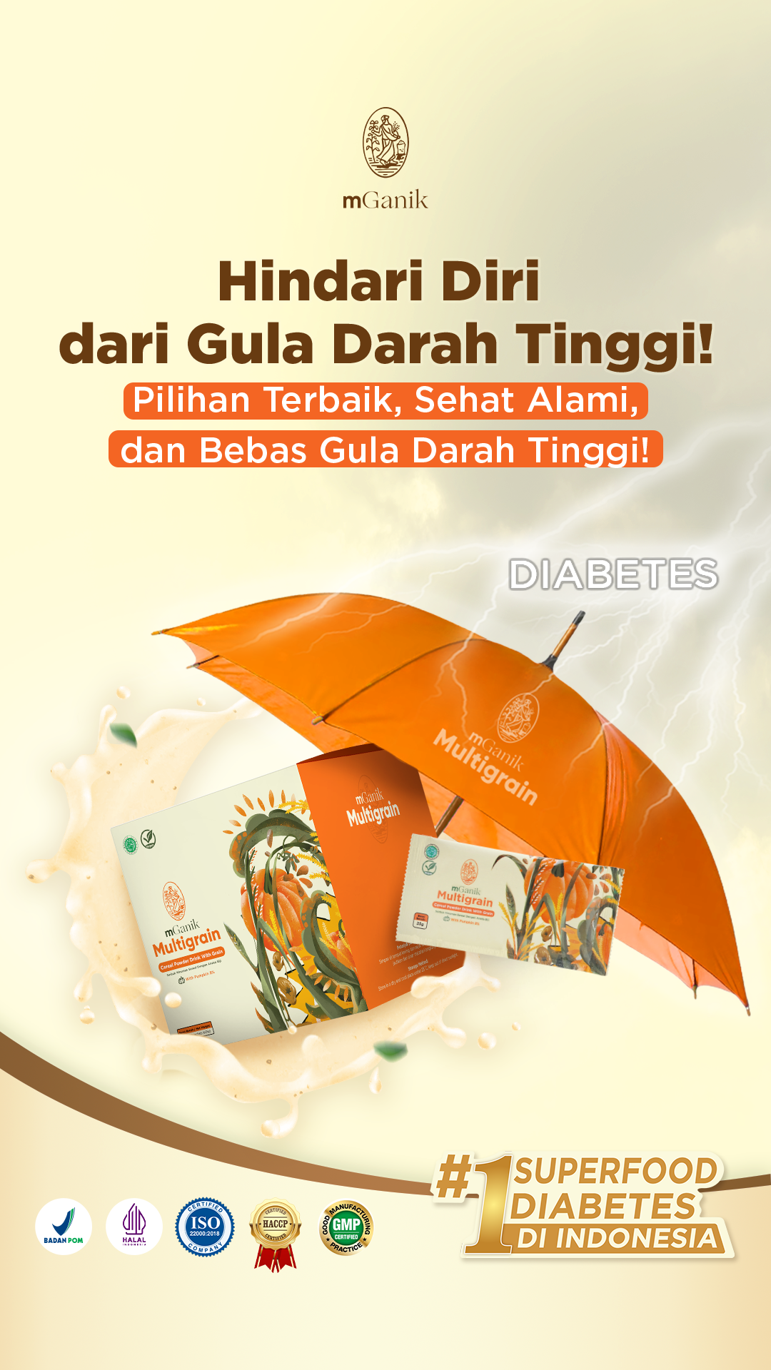 mGanik Superfood Solusi Diabetes Facebook ad