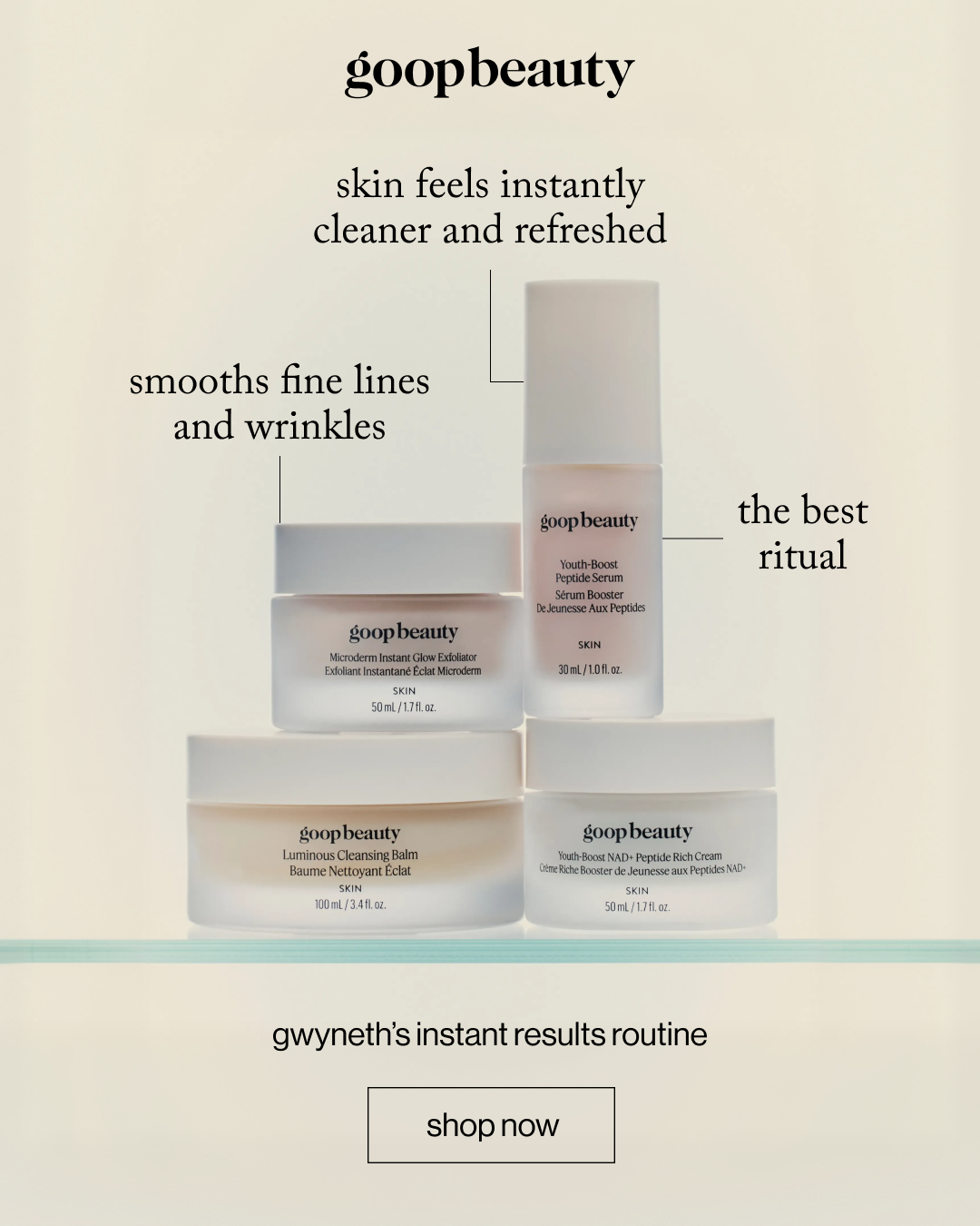 goop Facebook ad