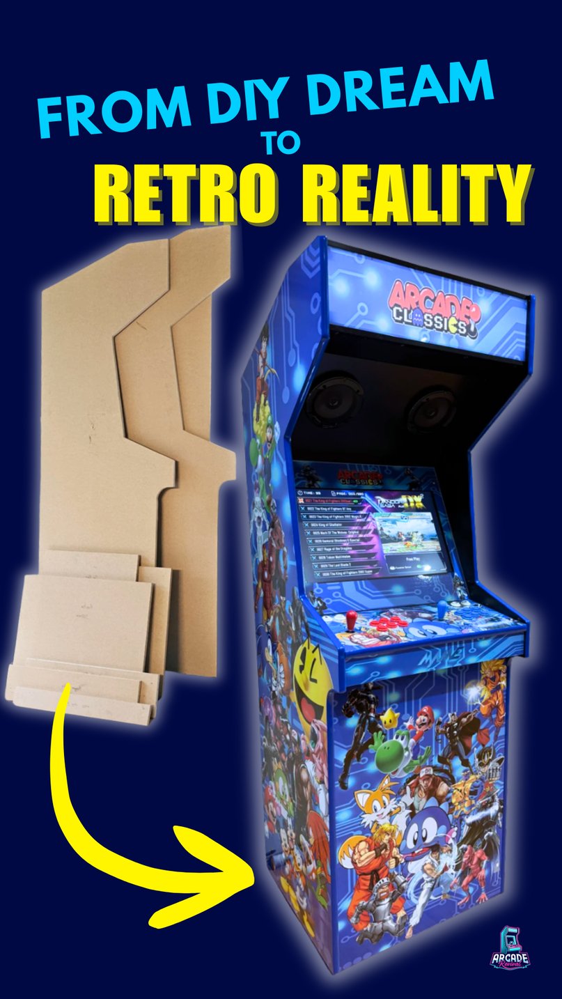 Arcade Revival Facebook ad: From DIY Dream → Retro Reality