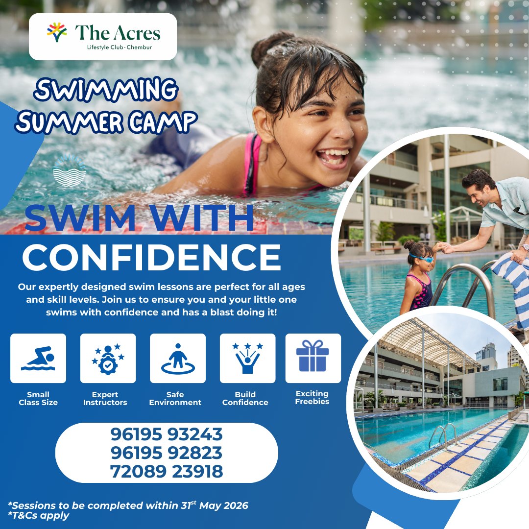 The Acres Club Facebook ad: Dive into Summer with Confidence!