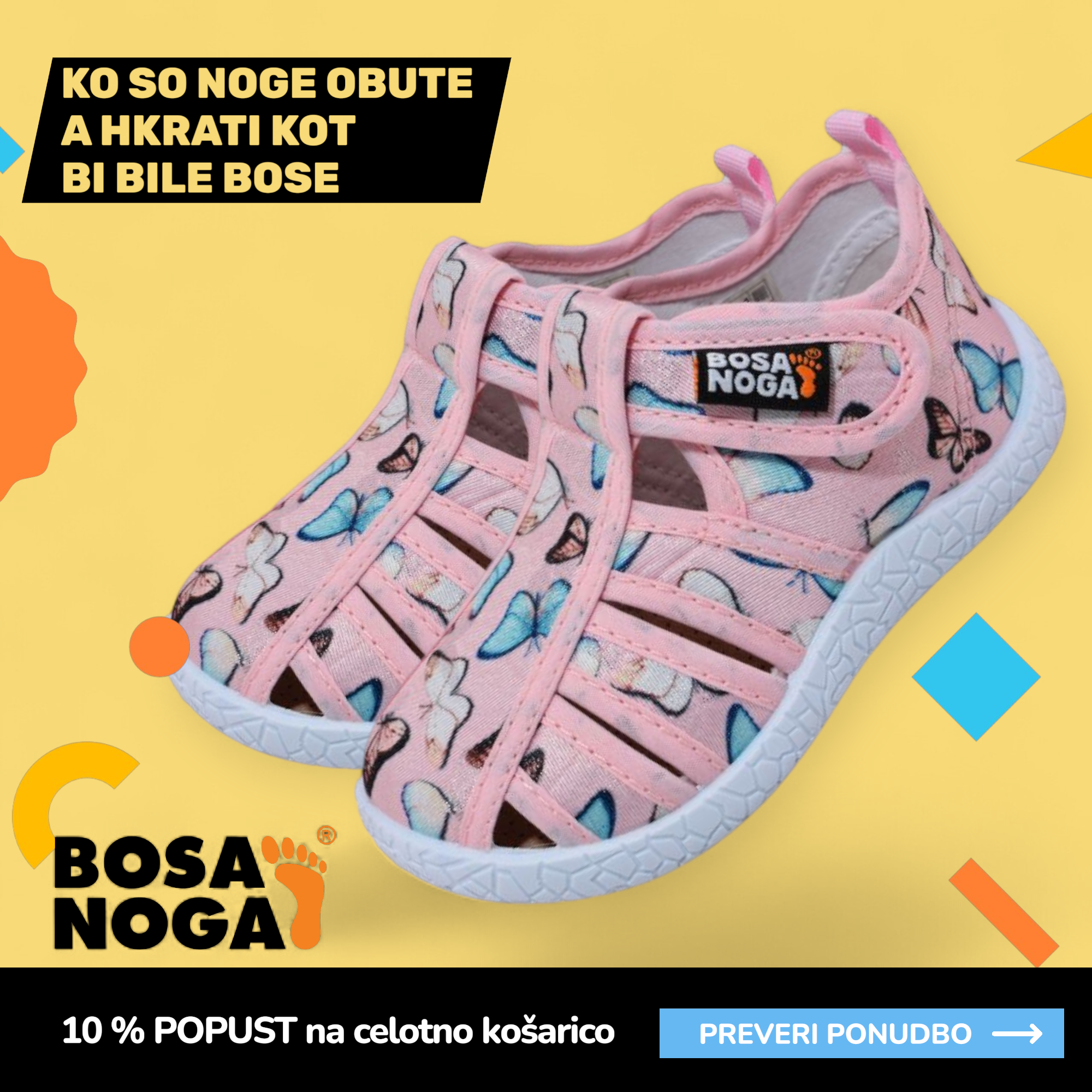 Dr. Harvey Facebook ad: Copatki Bosa Noga