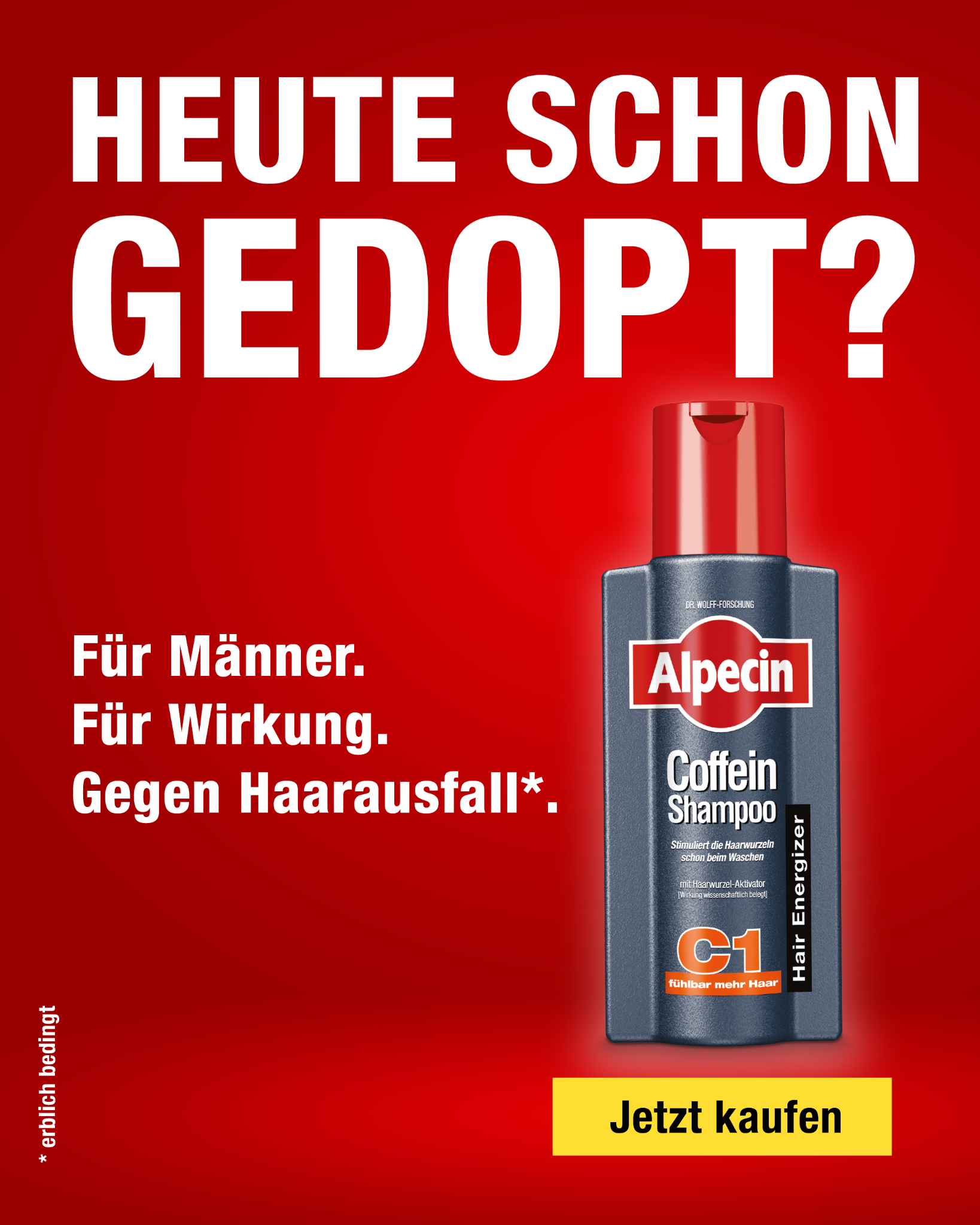 Alpecin Facebook ad