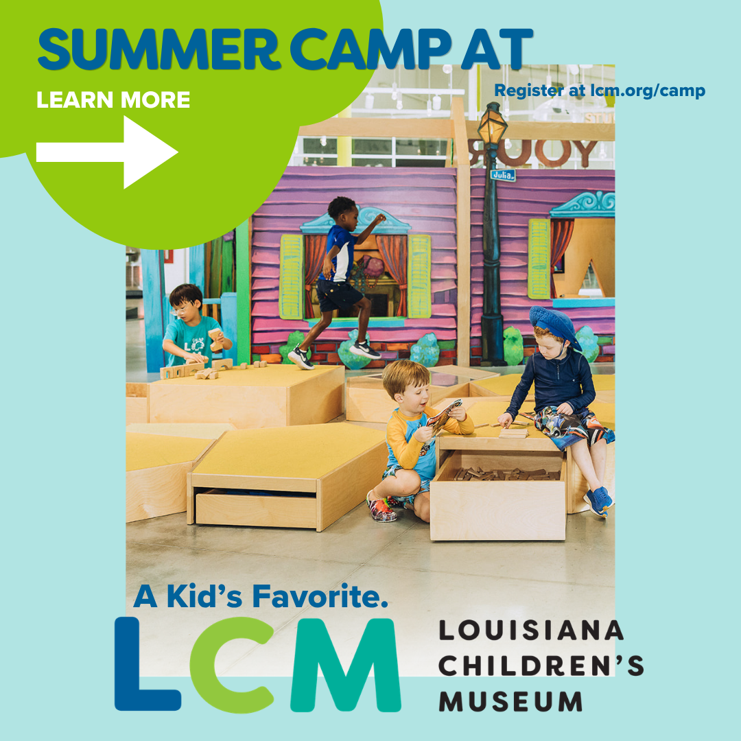 Louisiana Children's Museum Facebook ad: Forgot to sign the kids up for camp?