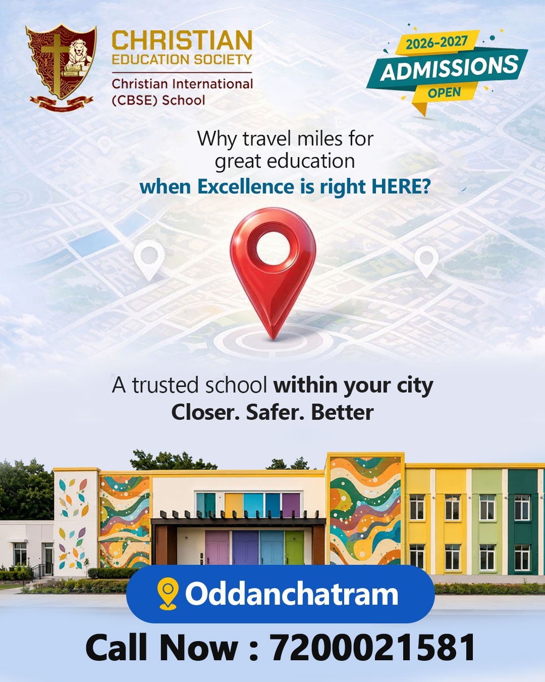 Christian International - CBSE School Oddanchatram Facebook ad