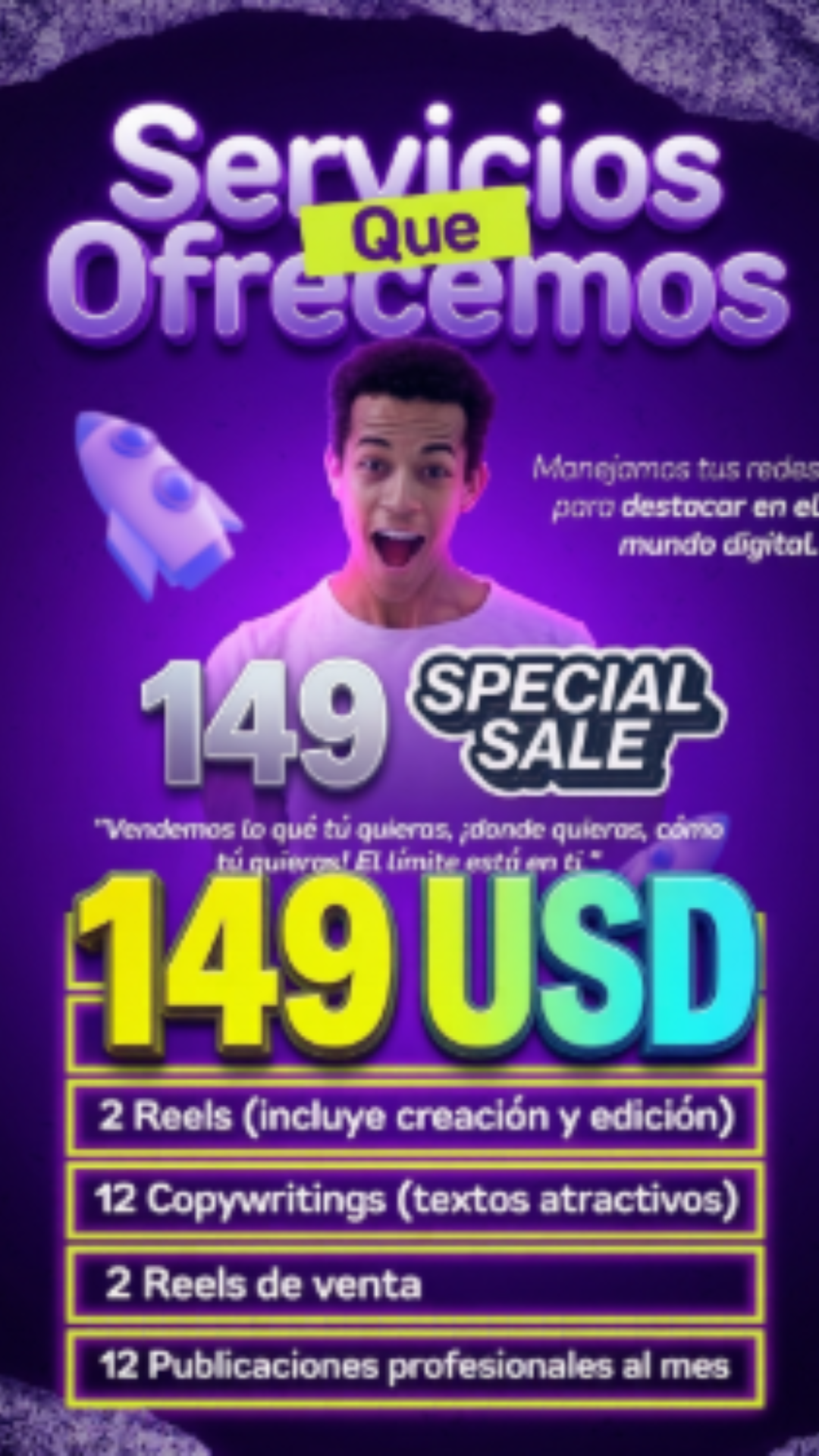 Digital Legacy Facebook ad: Chatea con nosotros