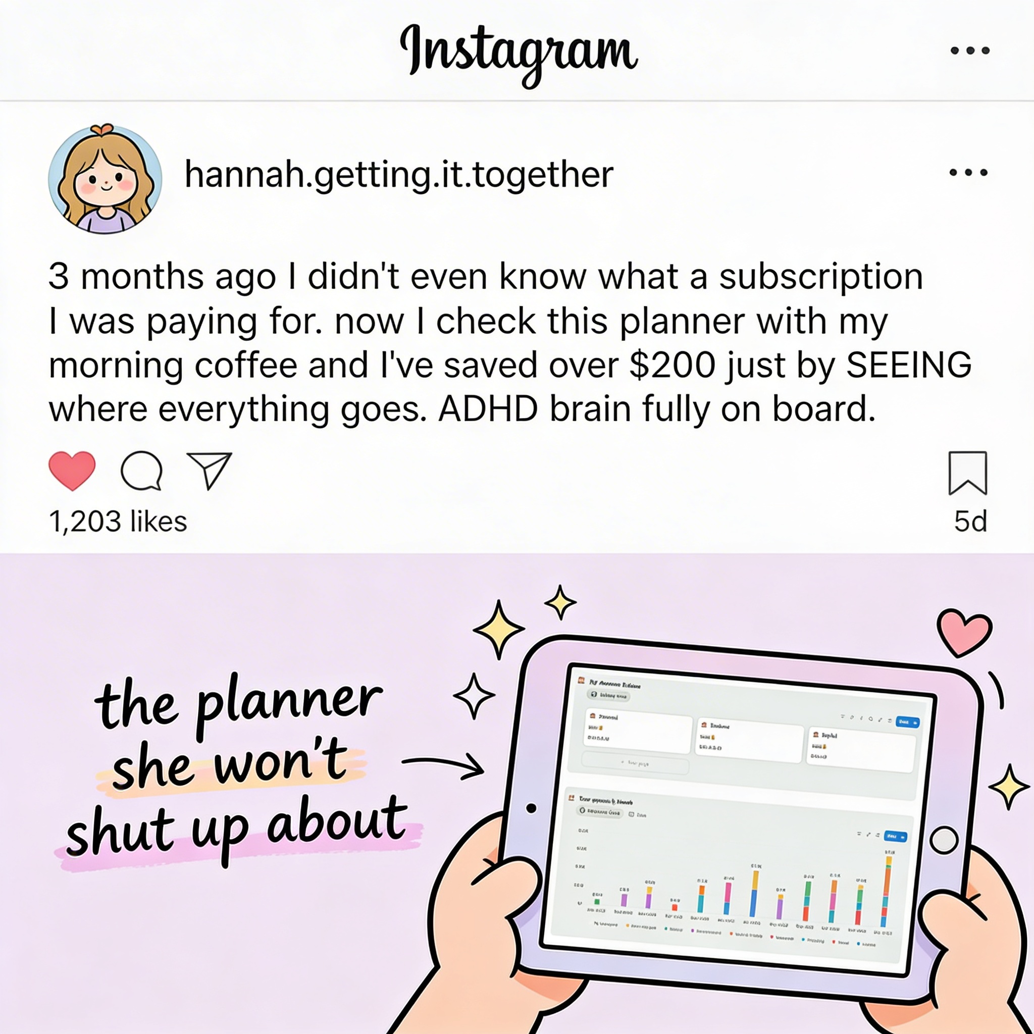 Budget by Steph Facebook ad
