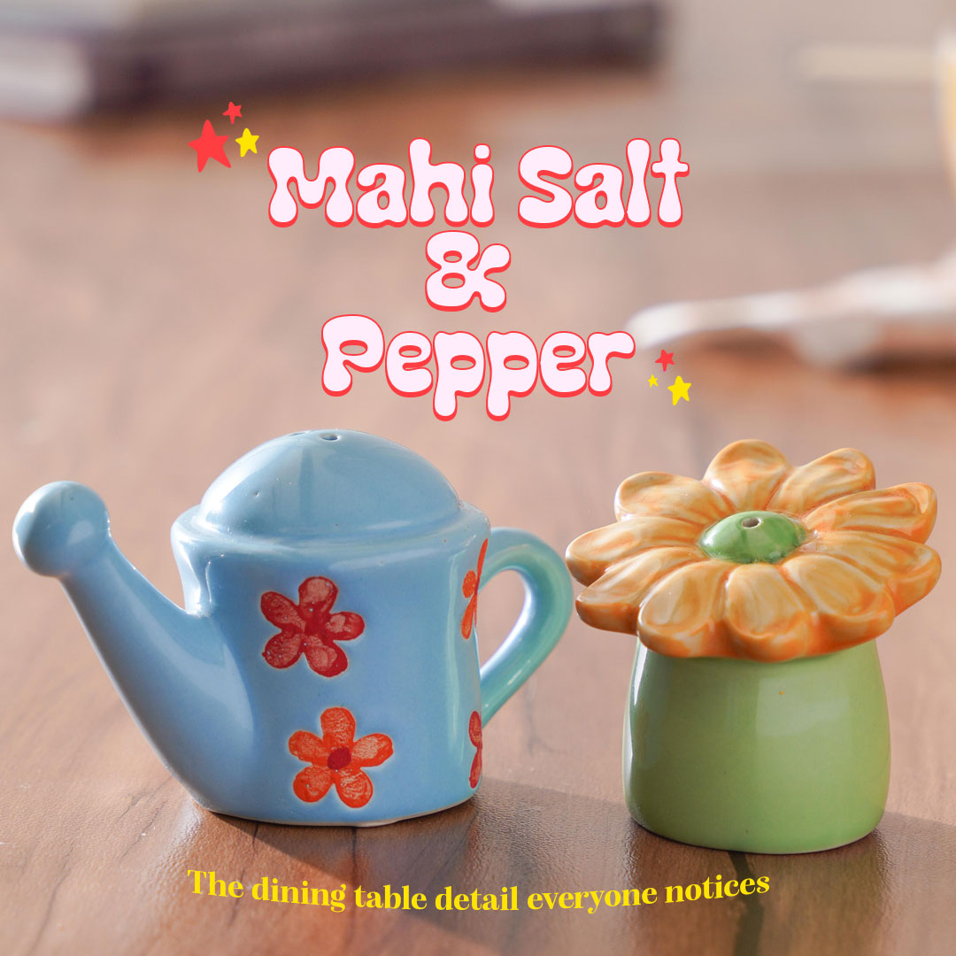 The Indian Rose Facebook ad: Mahi Salt & Pepper Shakers