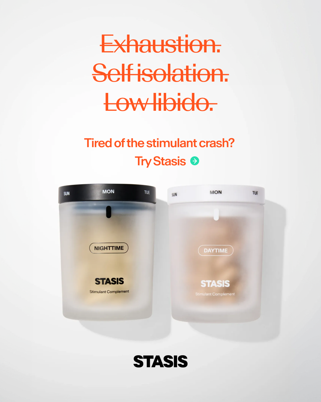 Stasis Facebook ad