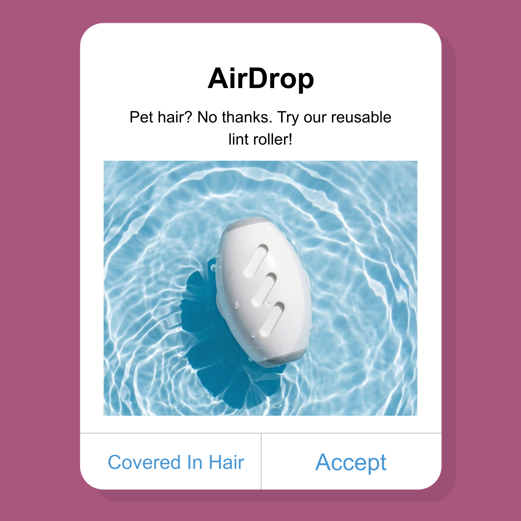 Lintify Facebook ad: The Last Lint Roller You'll Ever Need To Buy.