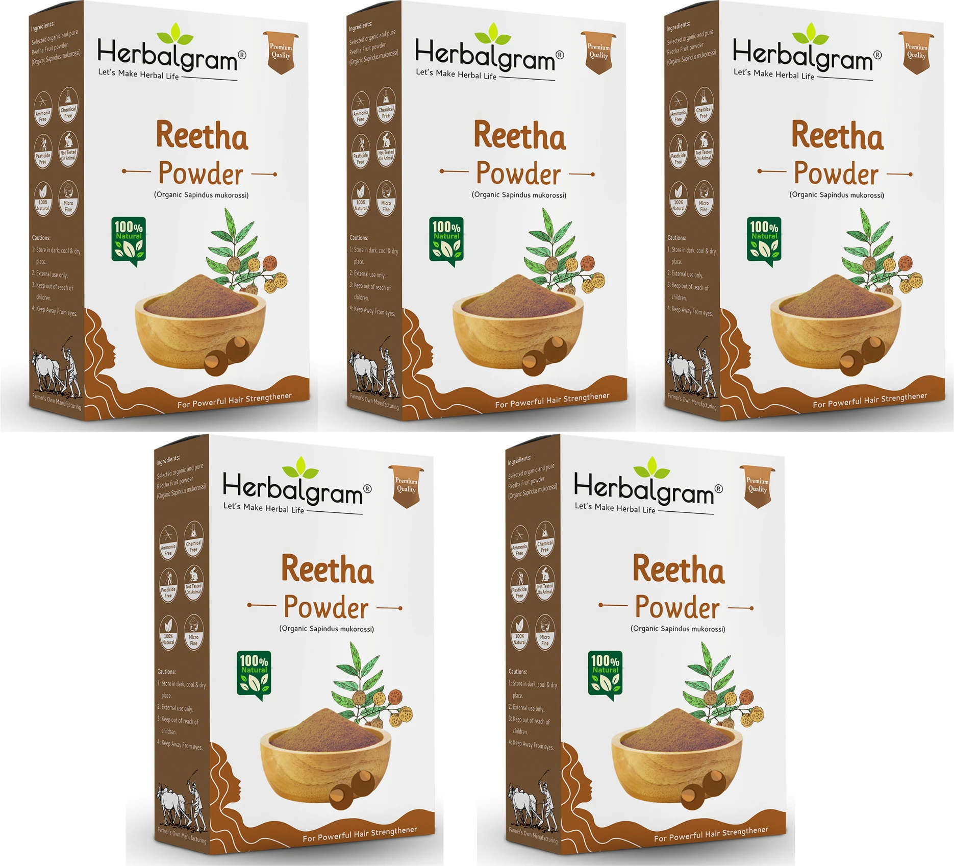 Herbalgram Facebook ad: 4.5 Ratings | Free Delivery