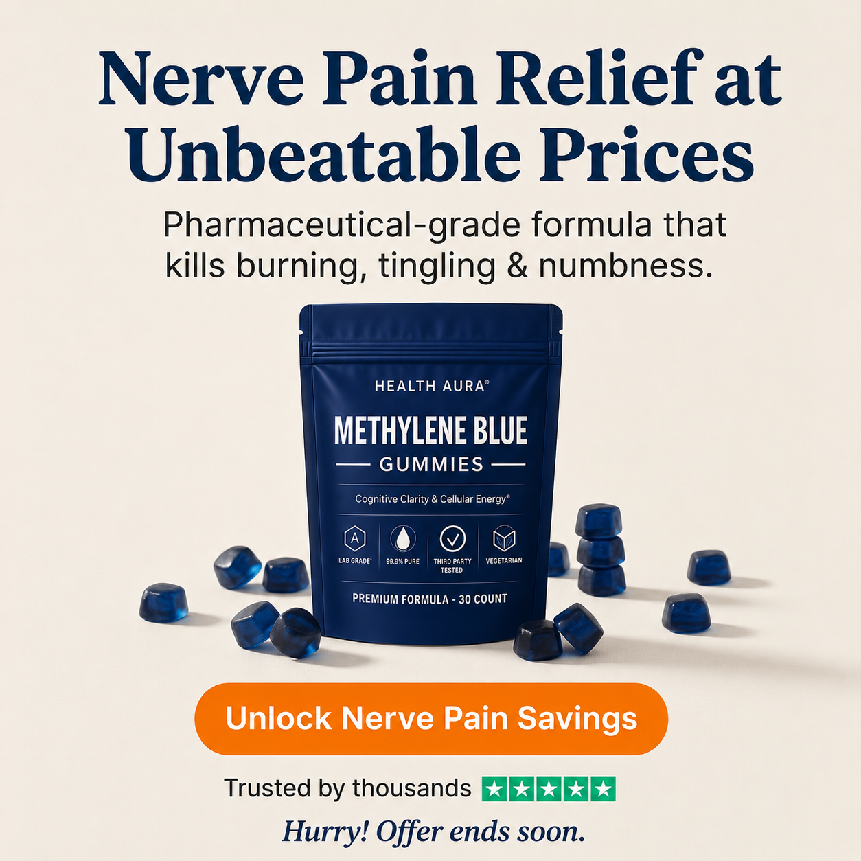 The Pain-Free Aging Report Facebook ad