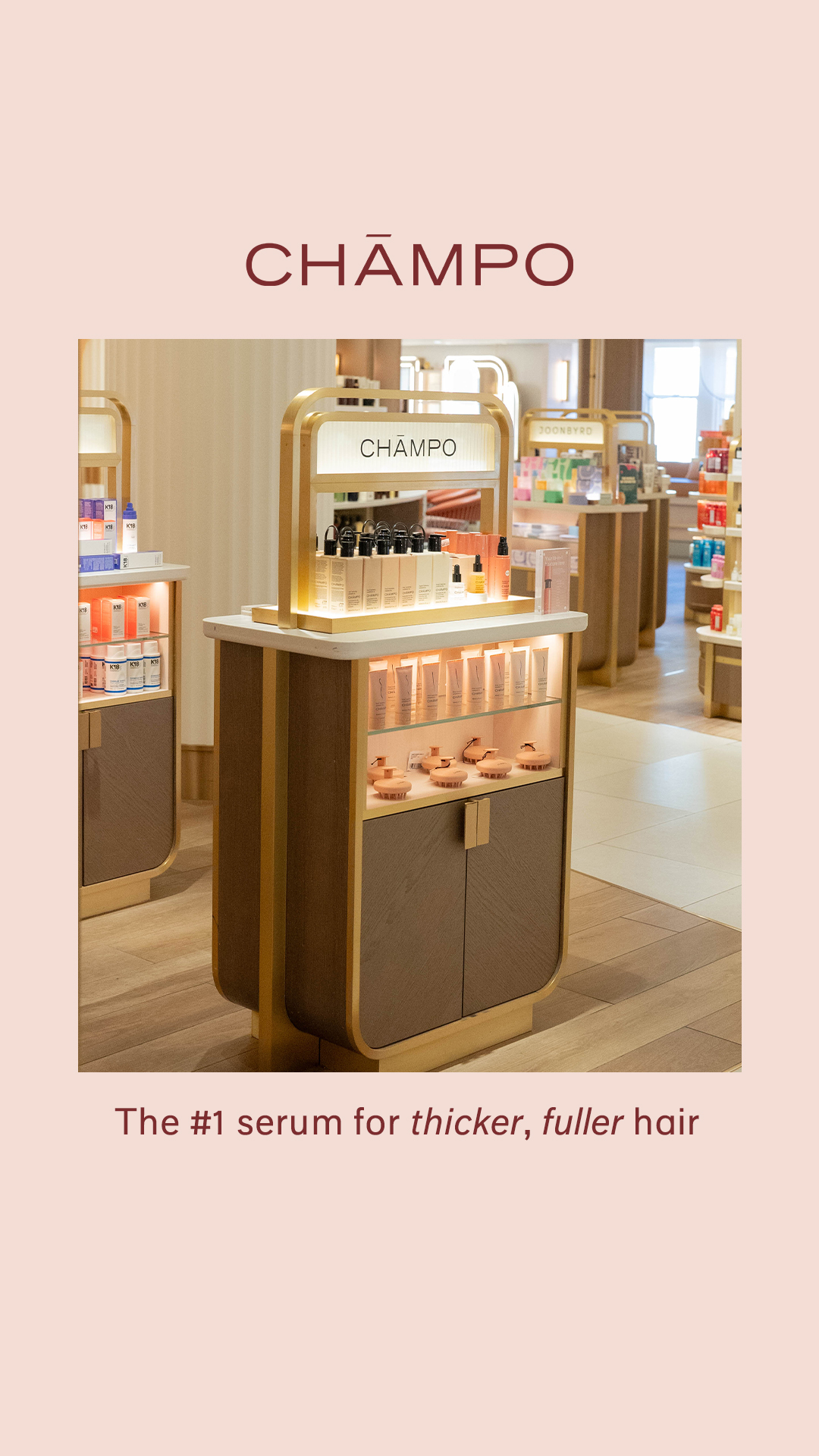 Chāmpo Haircare Facebook ad
