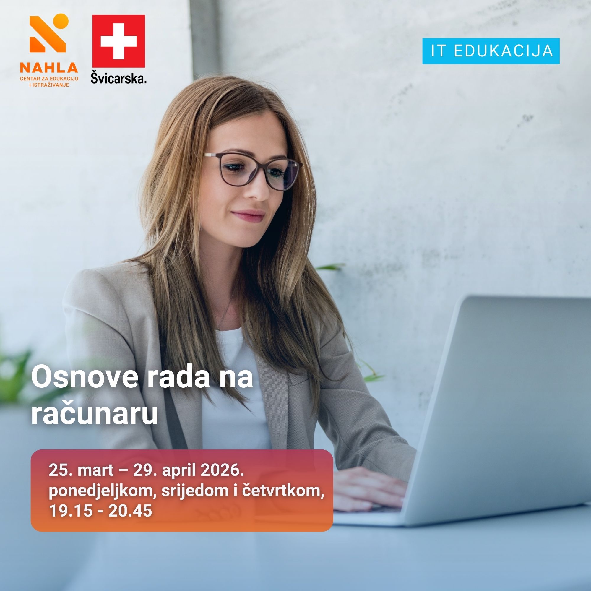 CEI NAHLA Facebook ad: Osnove rada na računaru - unaprijeđen program - Centar za…