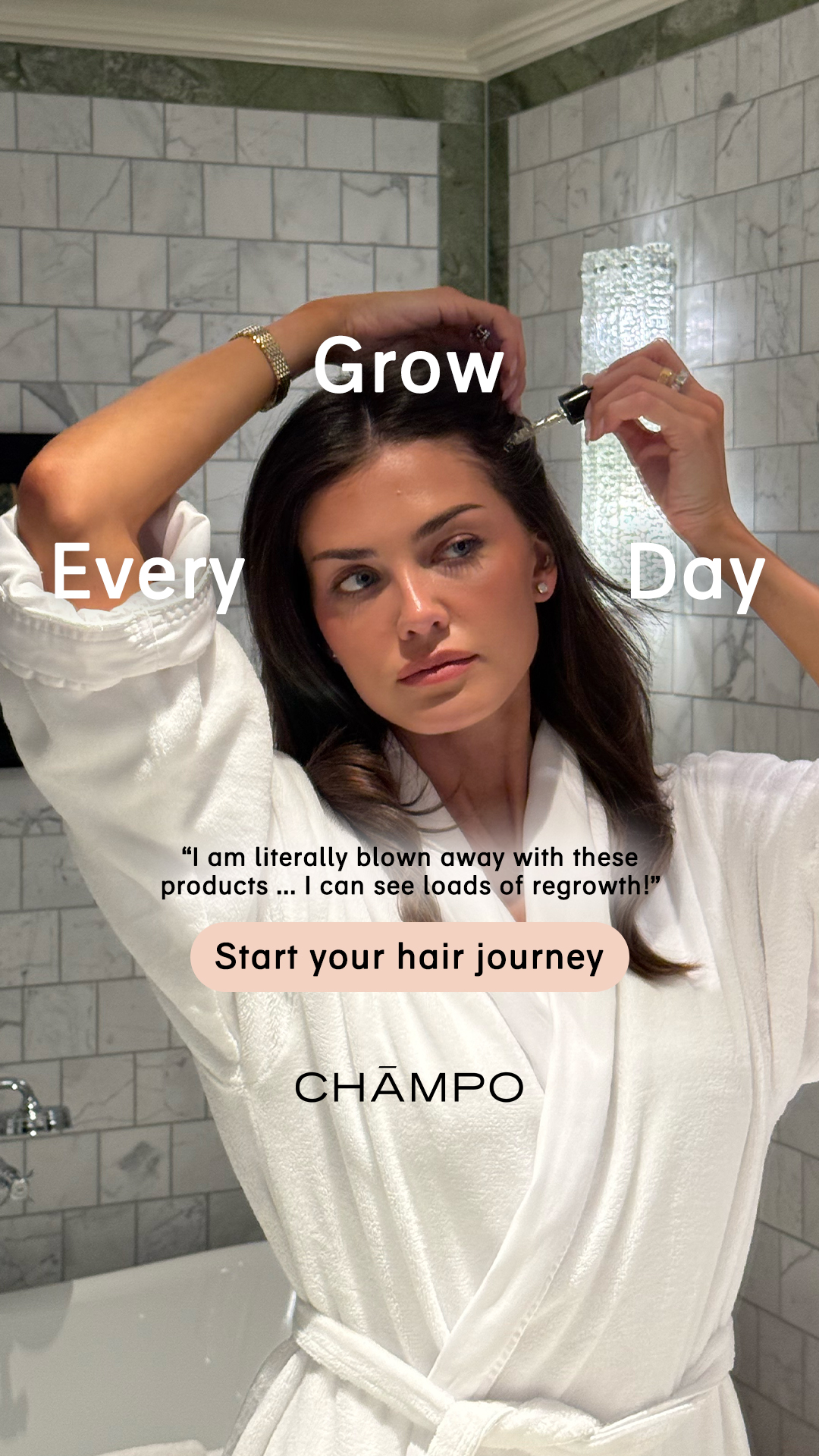Chāmpo Haircare Facebook ad