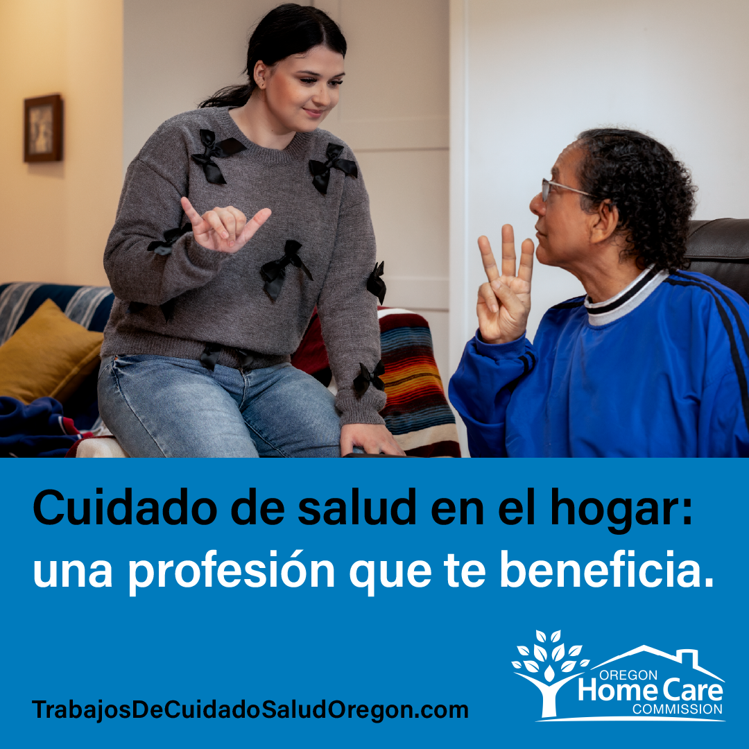 Oregon Home Care Commission Facebook ad