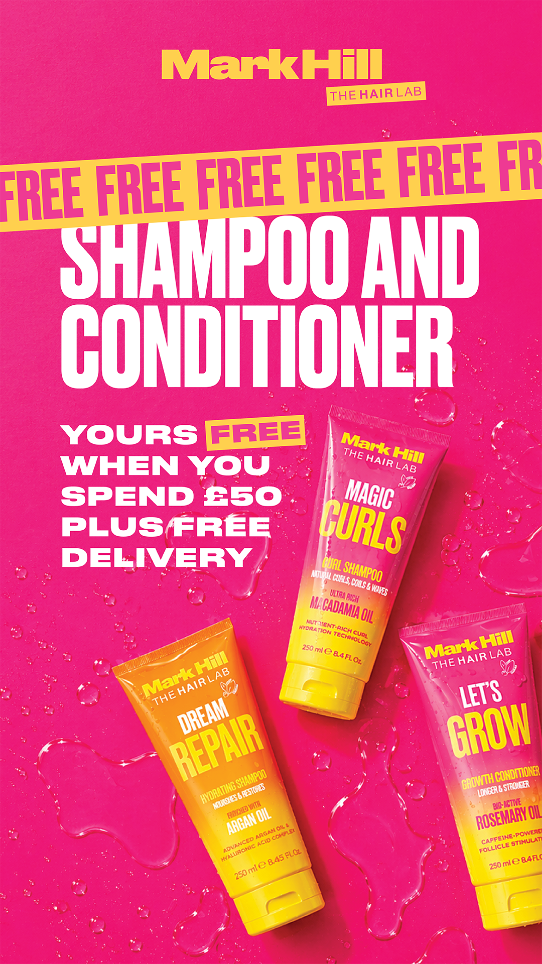 Mark Hill Hair Facebook ad
