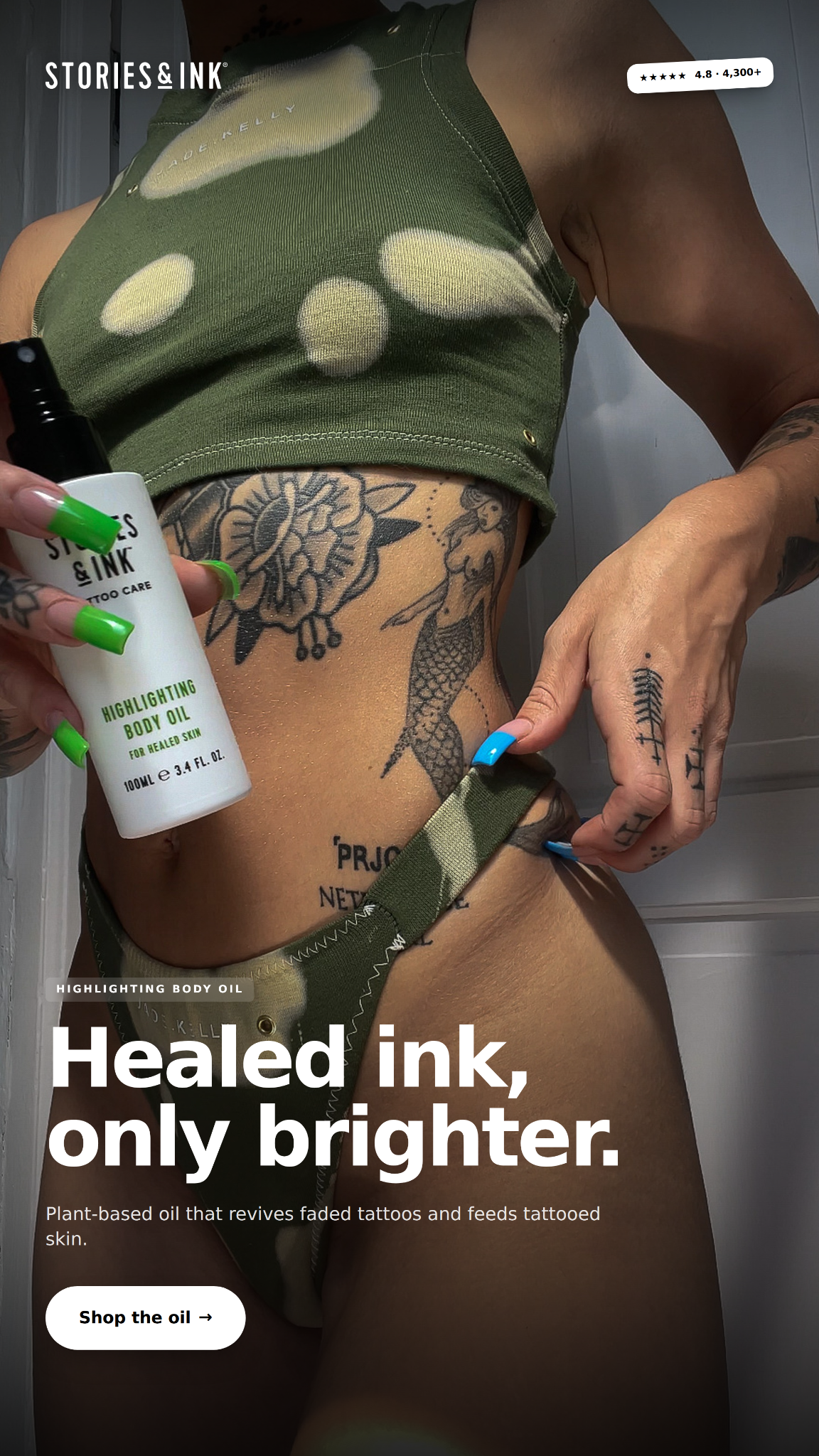 Stories & Ink Facebook ad
