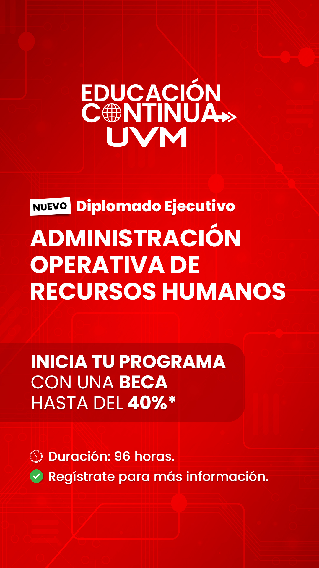 UVM Facebook ad