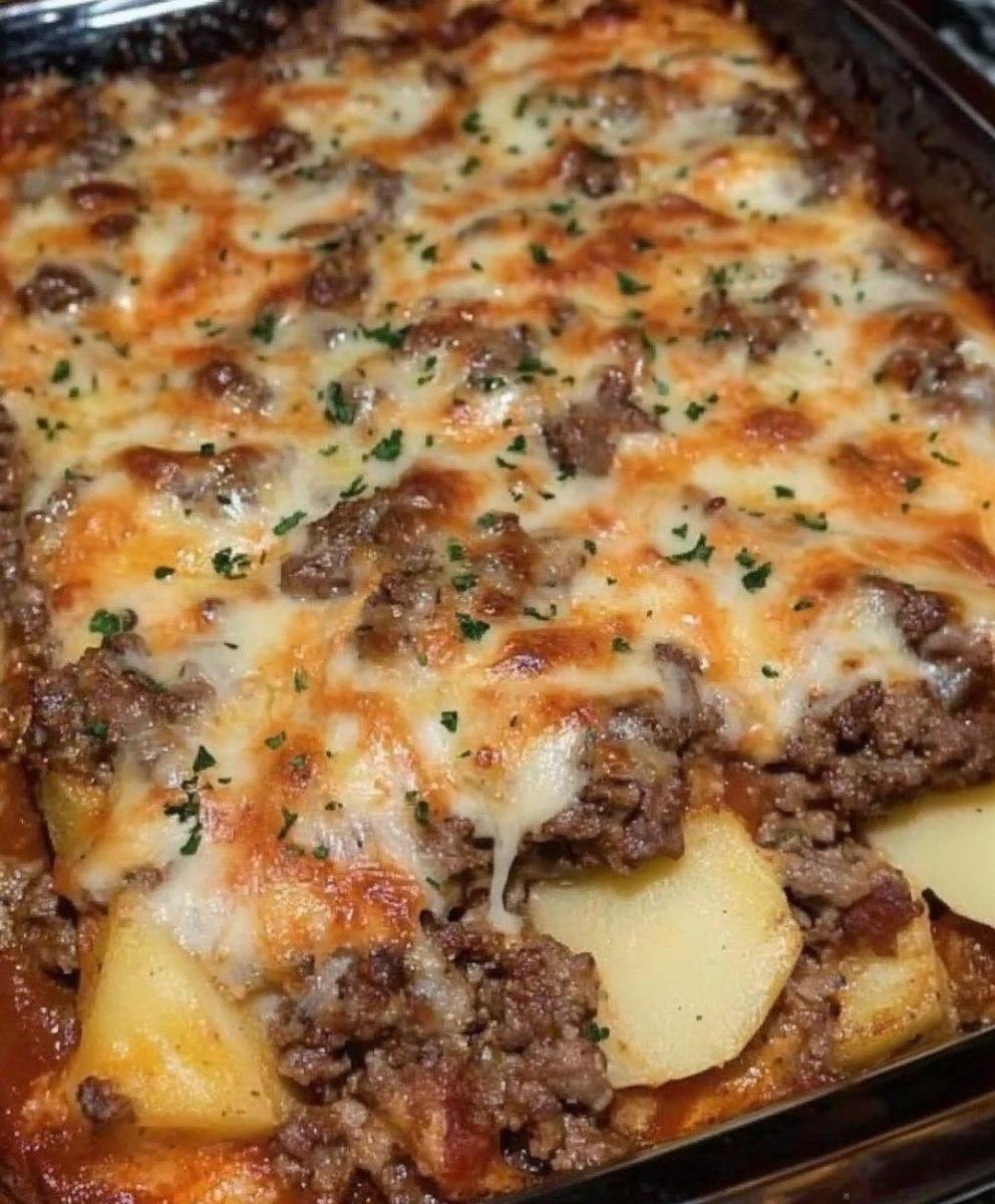 Easy Recipes Facebook ad: This Meat and Potato Casserole recipe is ideal…