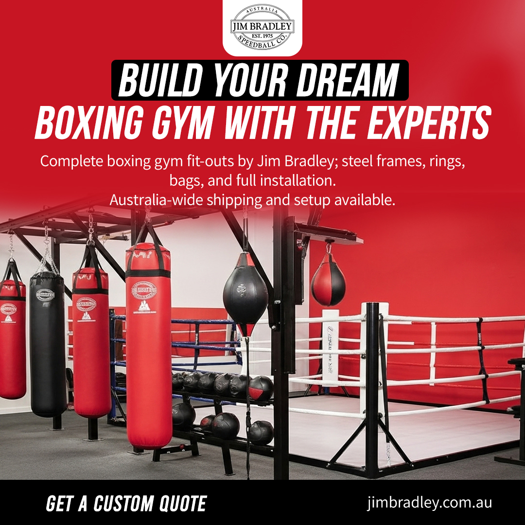 Jim Bradley Boxing Facebook ad: Gear Built for Fighters.