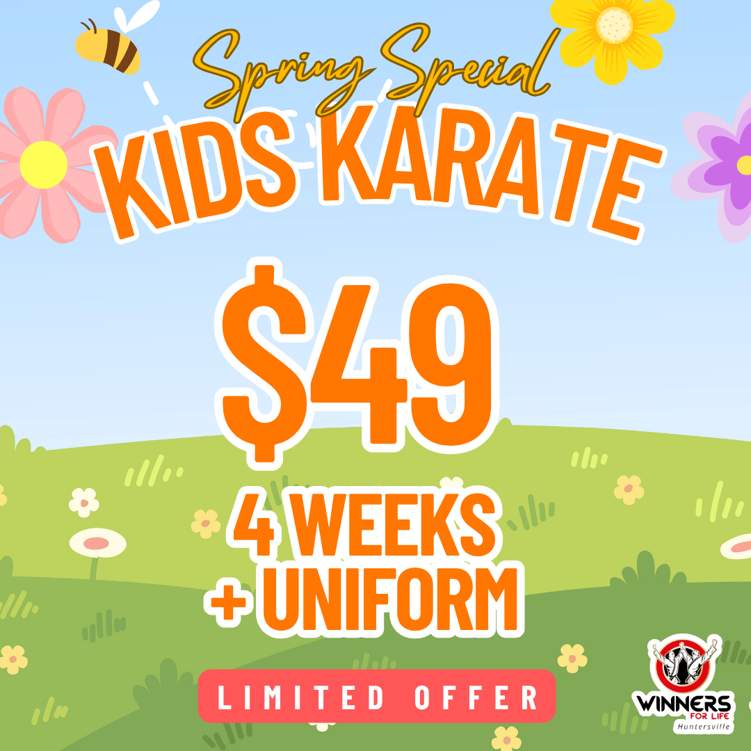 Winners For Life Martial Arts Huntersville Facebook ad