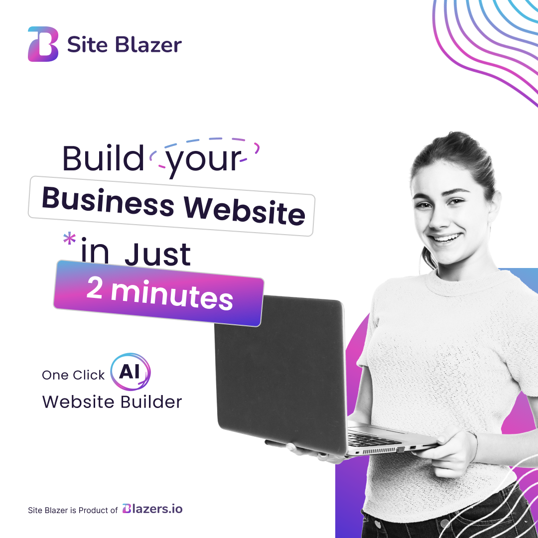Blazers Io Facebook ad: Launch Your Business Website in Just 2 Minutes and…