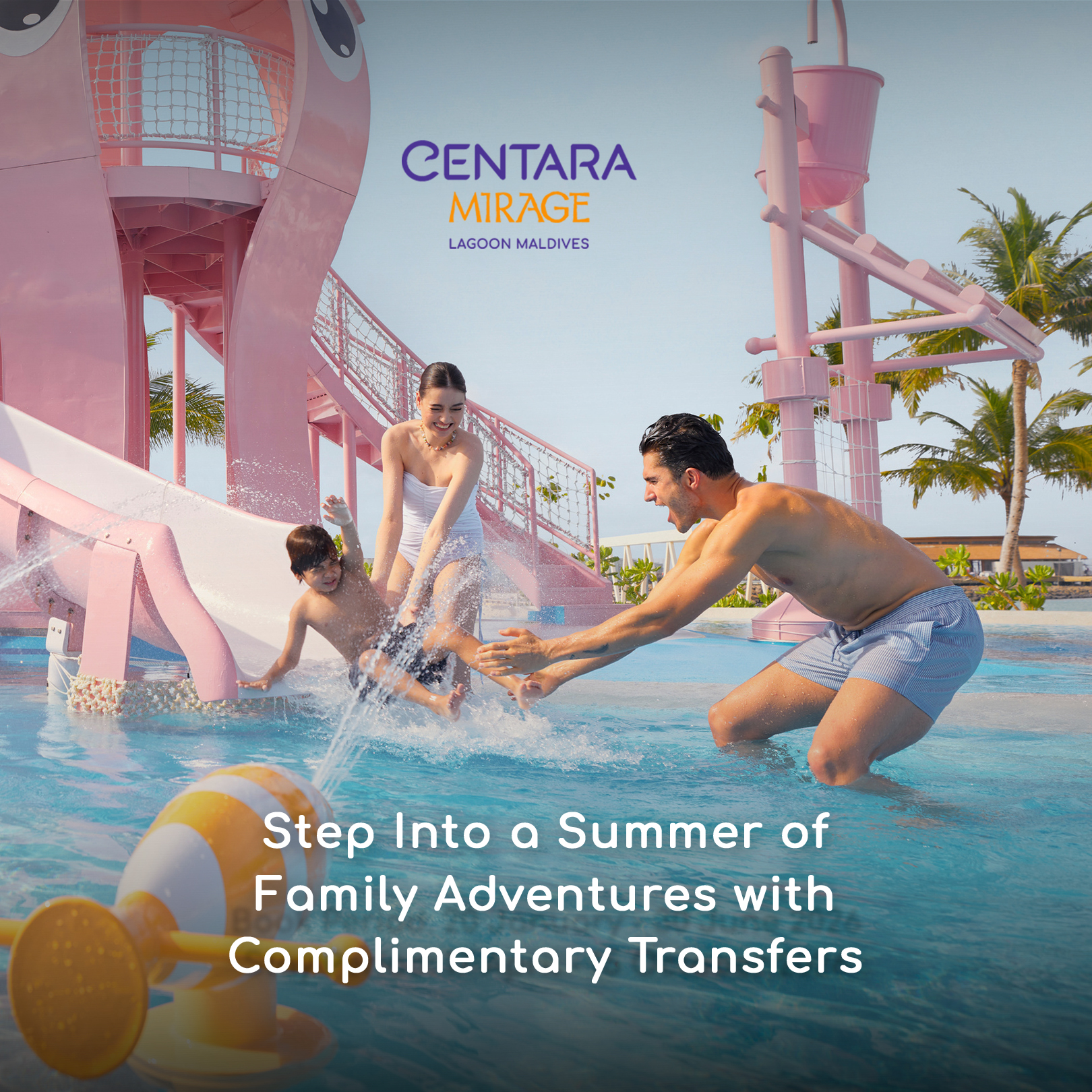 Centara Mirage Lagoon Maldives Facebook ad from Feb 4, 2026