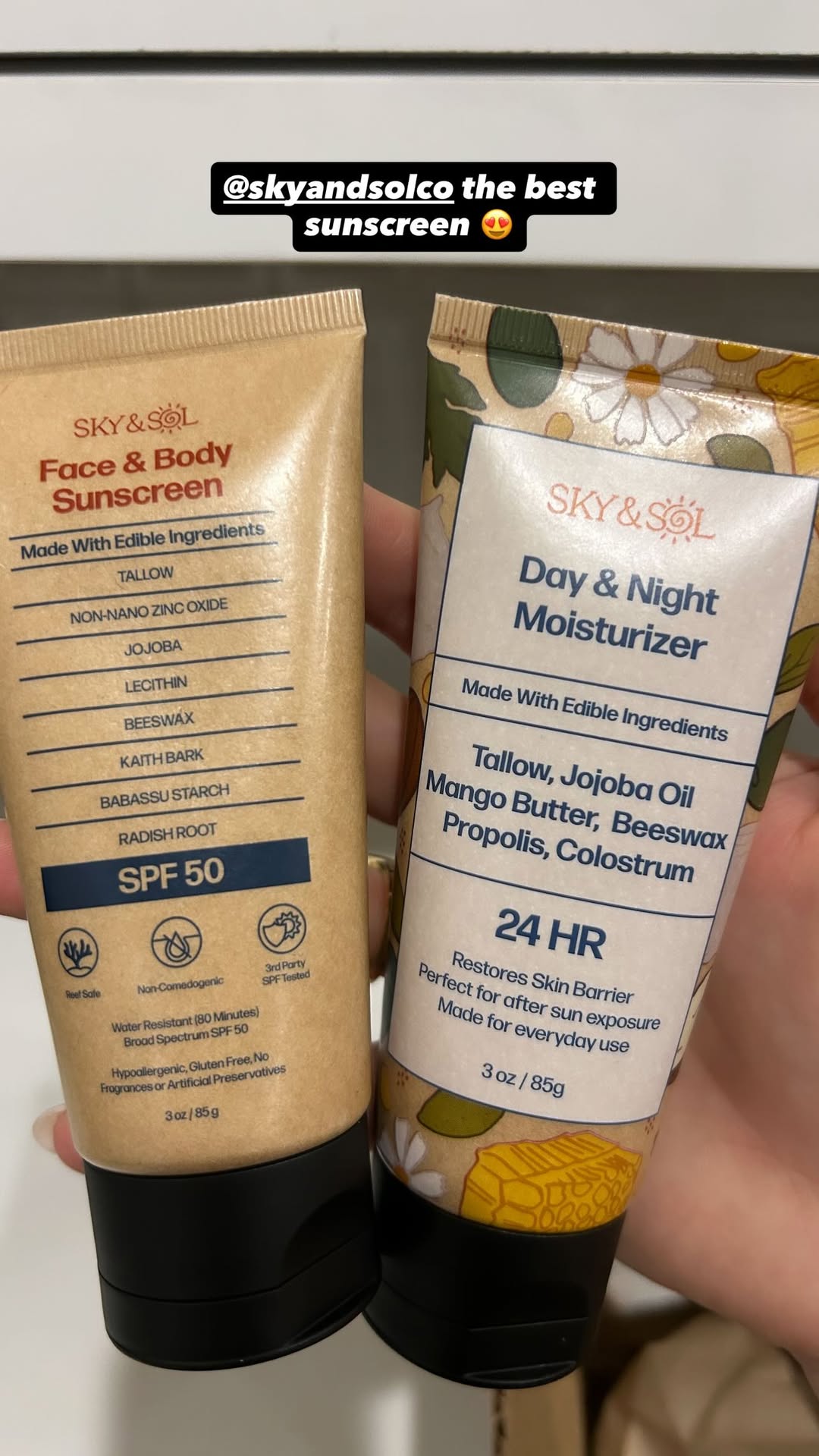 Sky&sol Facebook ad