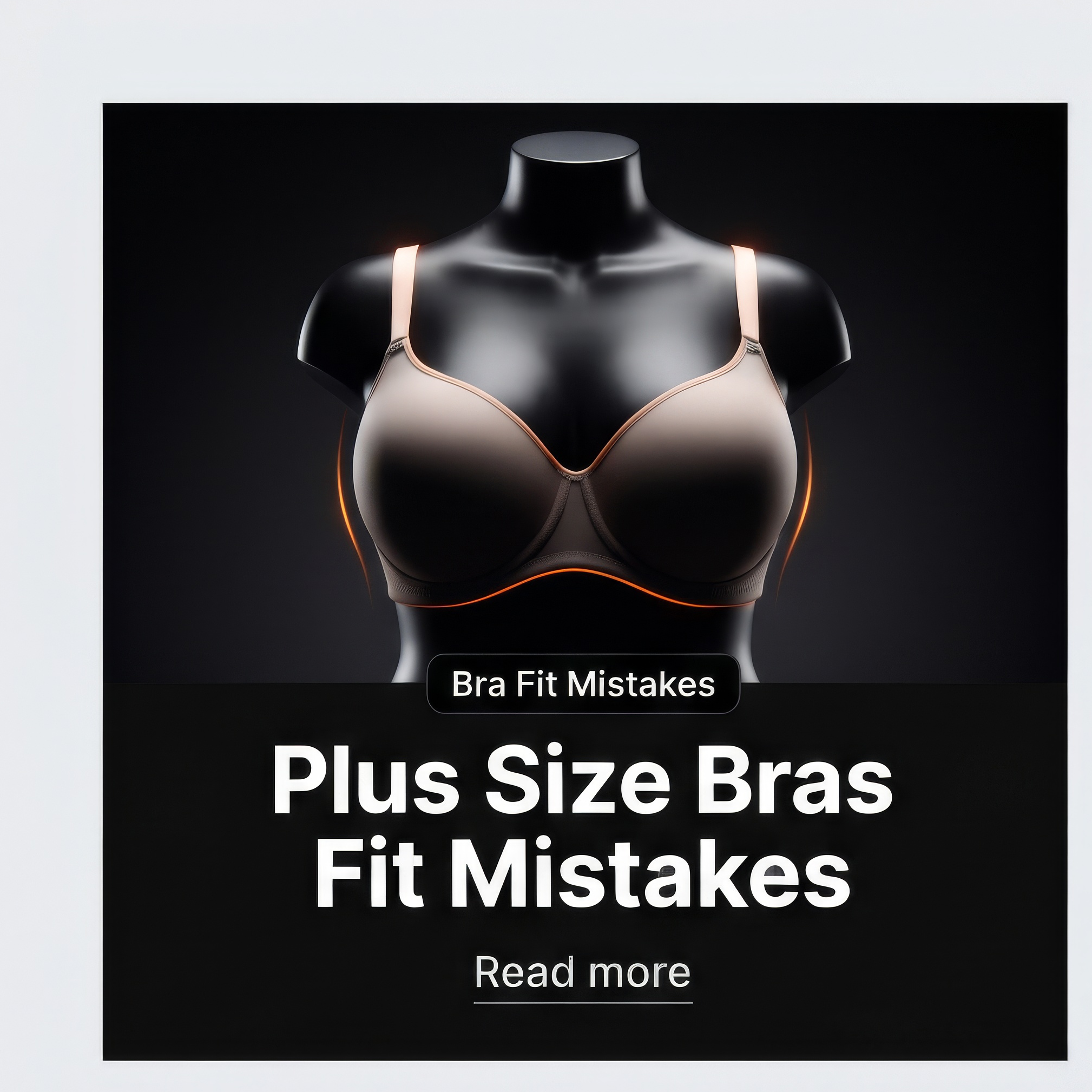 Sunny Journal Facebook ad: Plus-Size Bra Fit Mistakes