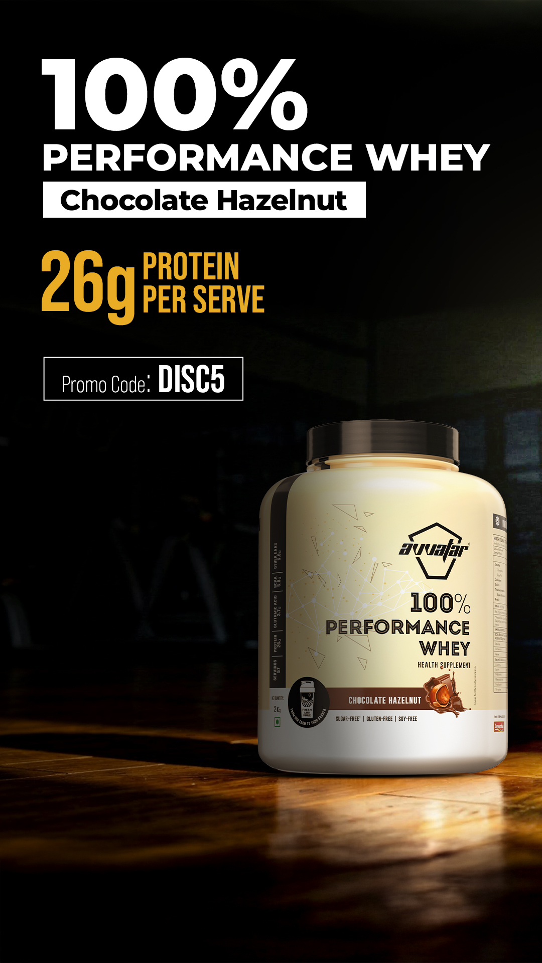 Avvatar Sports Nutrition Facebook ad